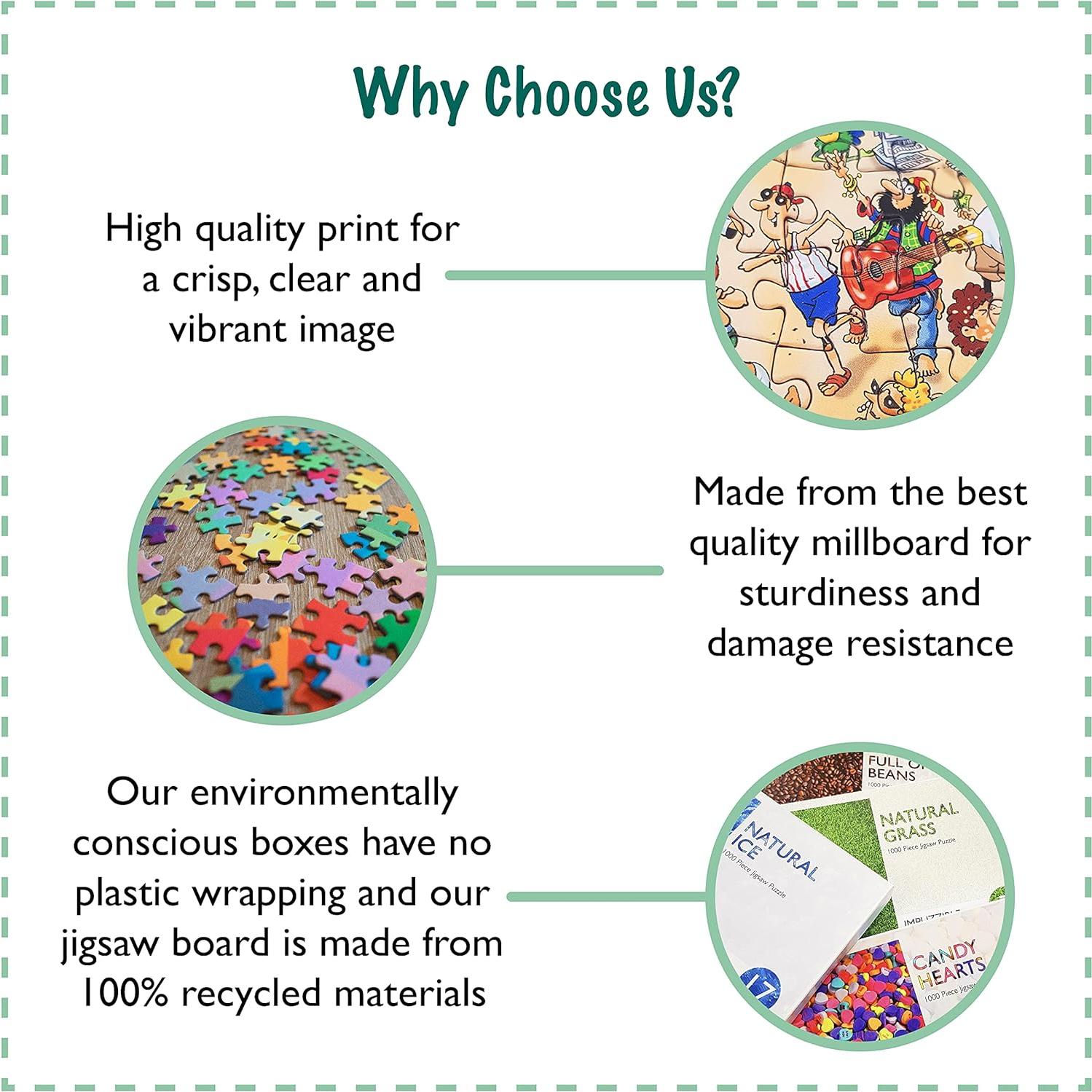 Rompecabezas 1000 Piezas Caos en el Cine All Jigsaw Puzzles