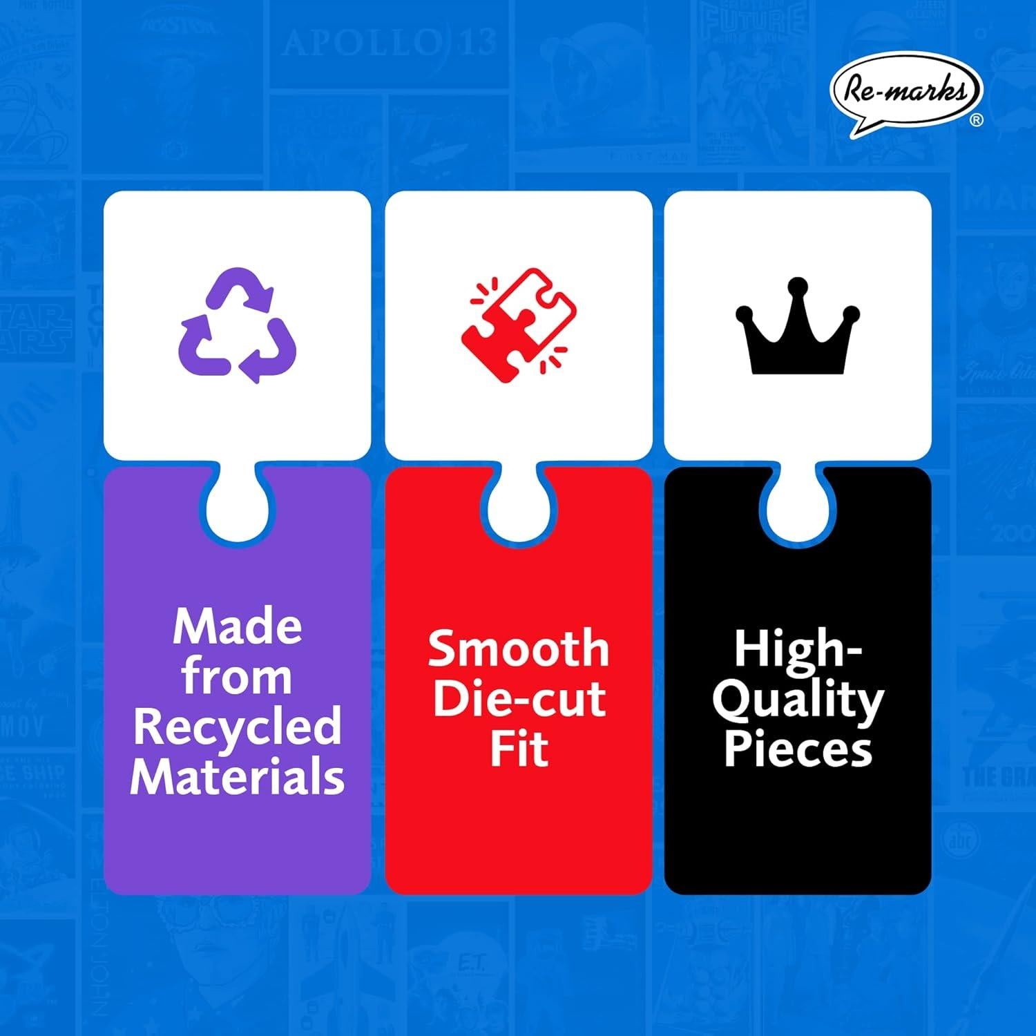 Rompecabezas Collage Espacial Re-marks 1000 Piezas 67.95x48.90cm