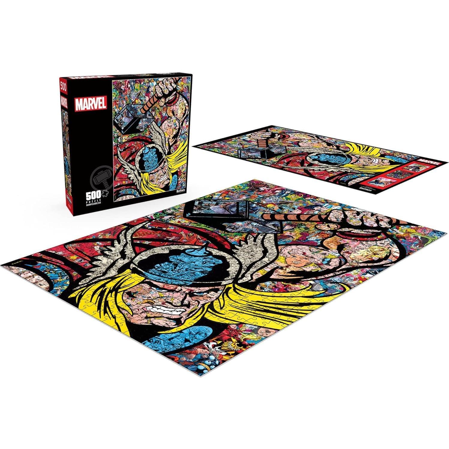 Rompecabezas 500 Piezas Buffalo Games Marvel Thor 54x38 cm