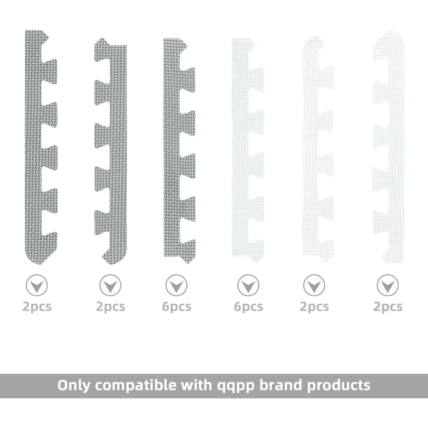 Accesorios de Borde para Azulejos de Goma Jiasheng 20 Piezas