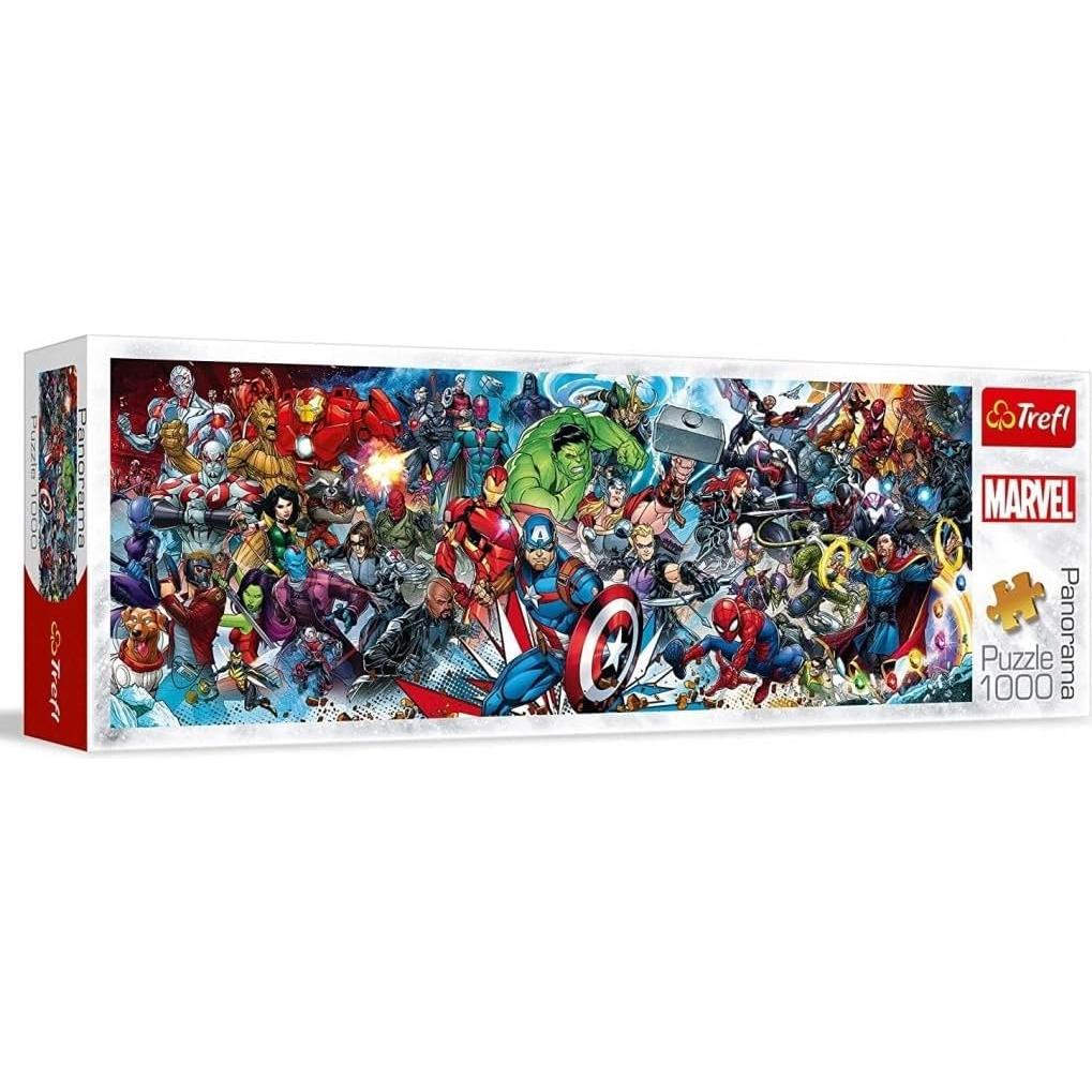 Rompecabezas Trefl Marvel Avengers 1000 Piezas Panorámico