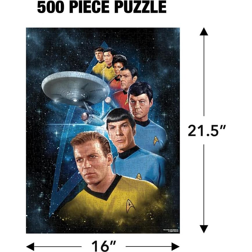 Rompecabezas Star Trek 500 Piezas 40.64 x 54.61 cm