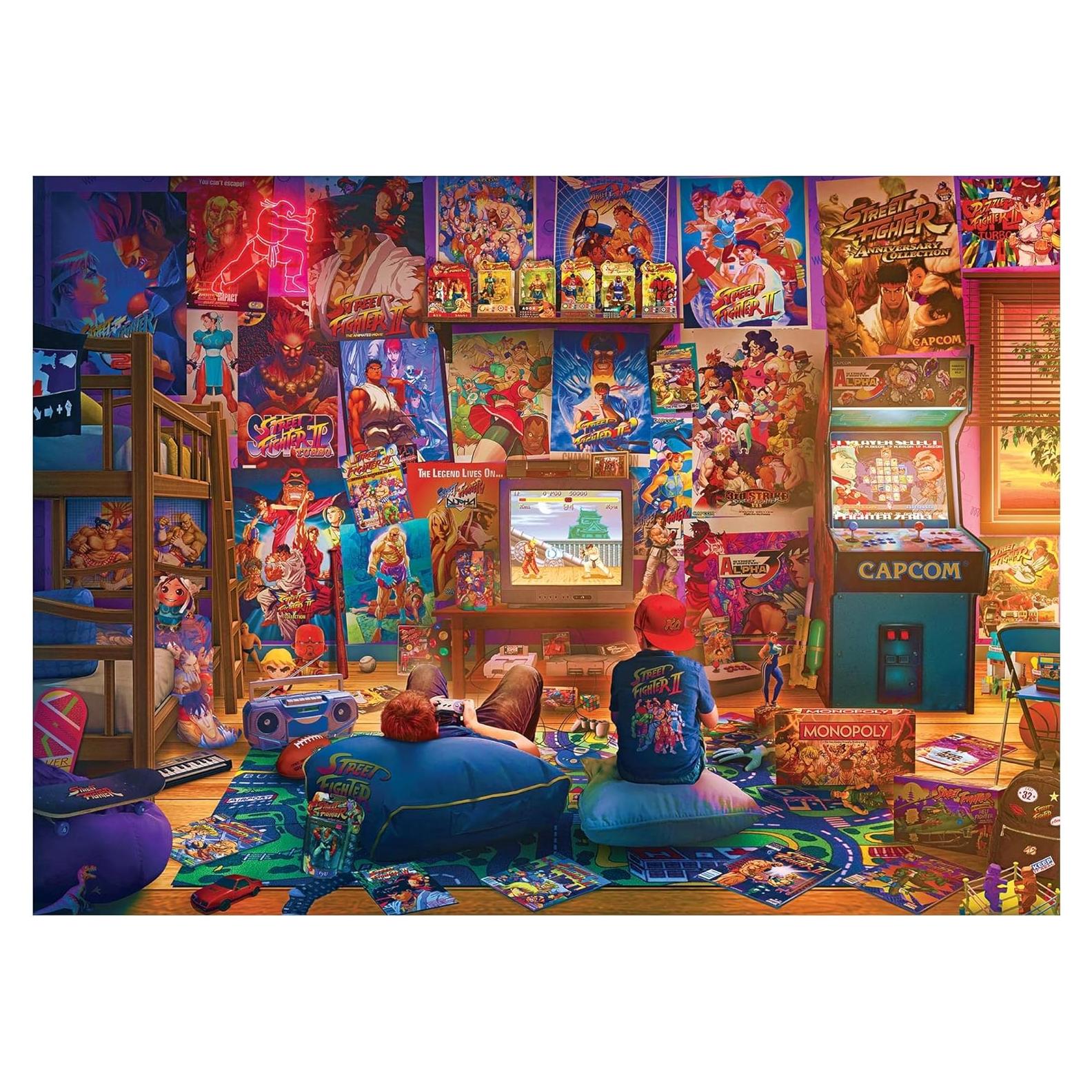 Rompecabezas Street Fighter 1000 Piezas Rachid Lotf 71x51cm