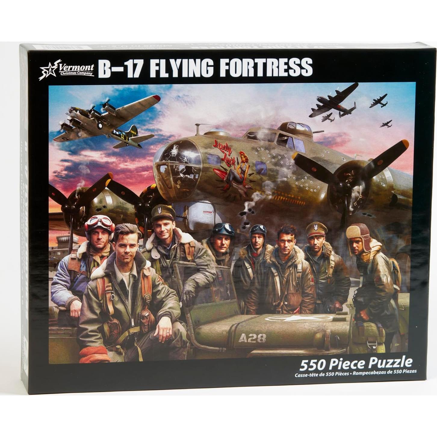 Rompecabezas B-17 Flying Fortress Vermont 550 Piezas 60.96x45.72cm