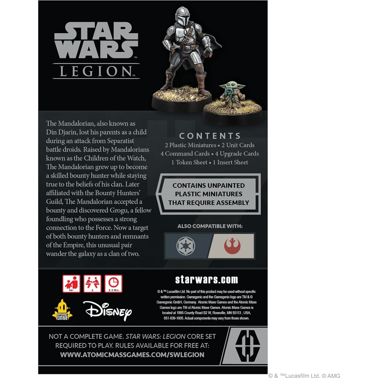 Expansión Operativa Star Wars: Legion Din Djarin y Grogu