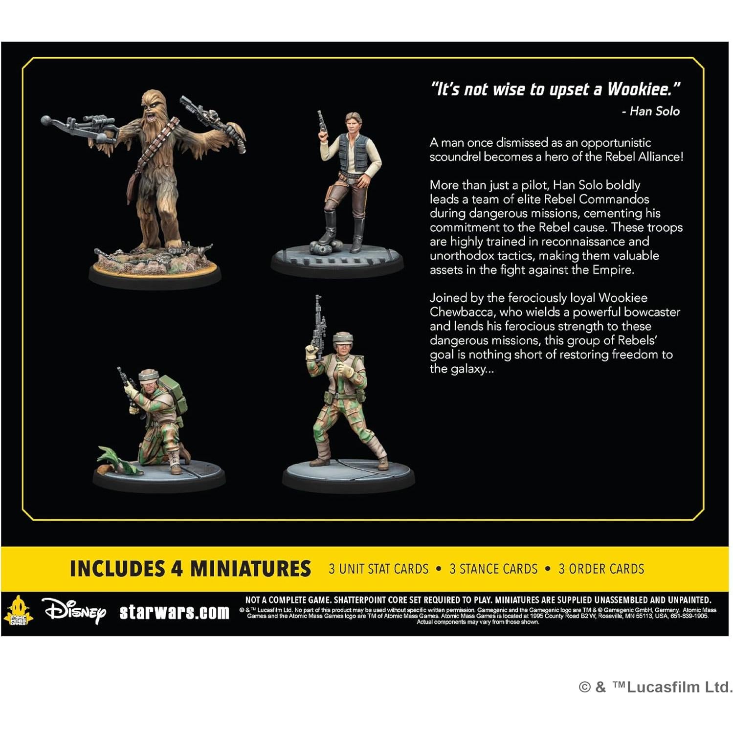 Juego de Miniaturas Star Wars Shatterpoint - Paquete Escuadra Real Quiet Like