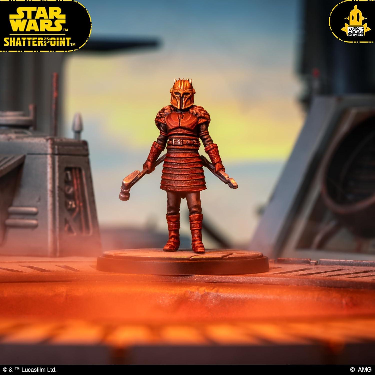 Juego de Miniaturas Star Wars Shatterpoint - Paquete de Escuadra Mandalorianos