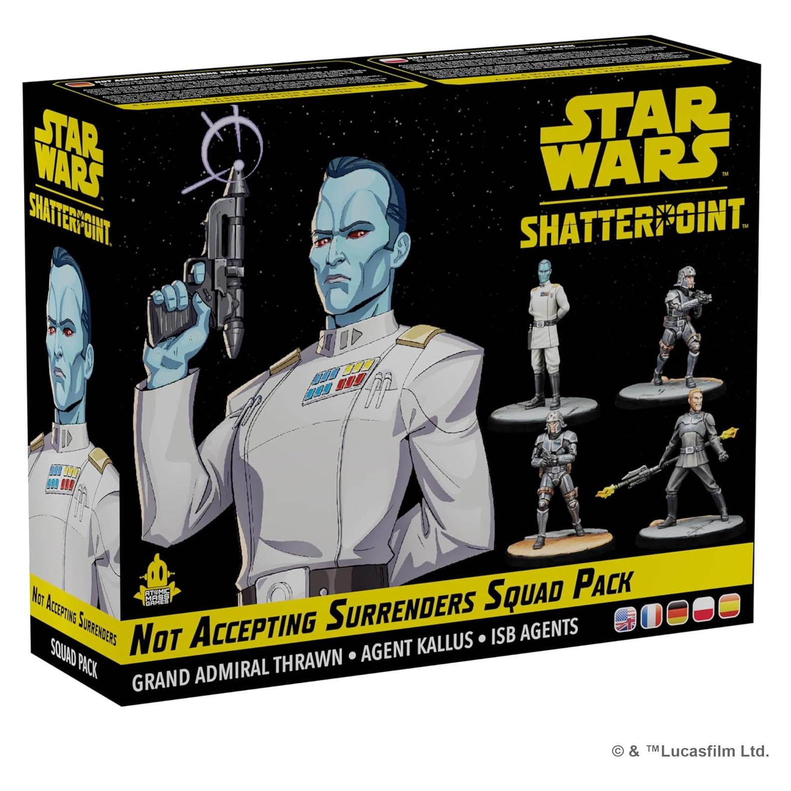 Paquete de Escuadra Star Wars Shatterpoint Thrawn y Kallus