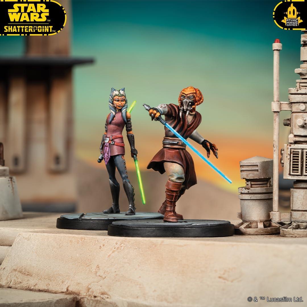 Star Wars Shatterpoint Pack de Escuadrón Plo Koon y Wolffe