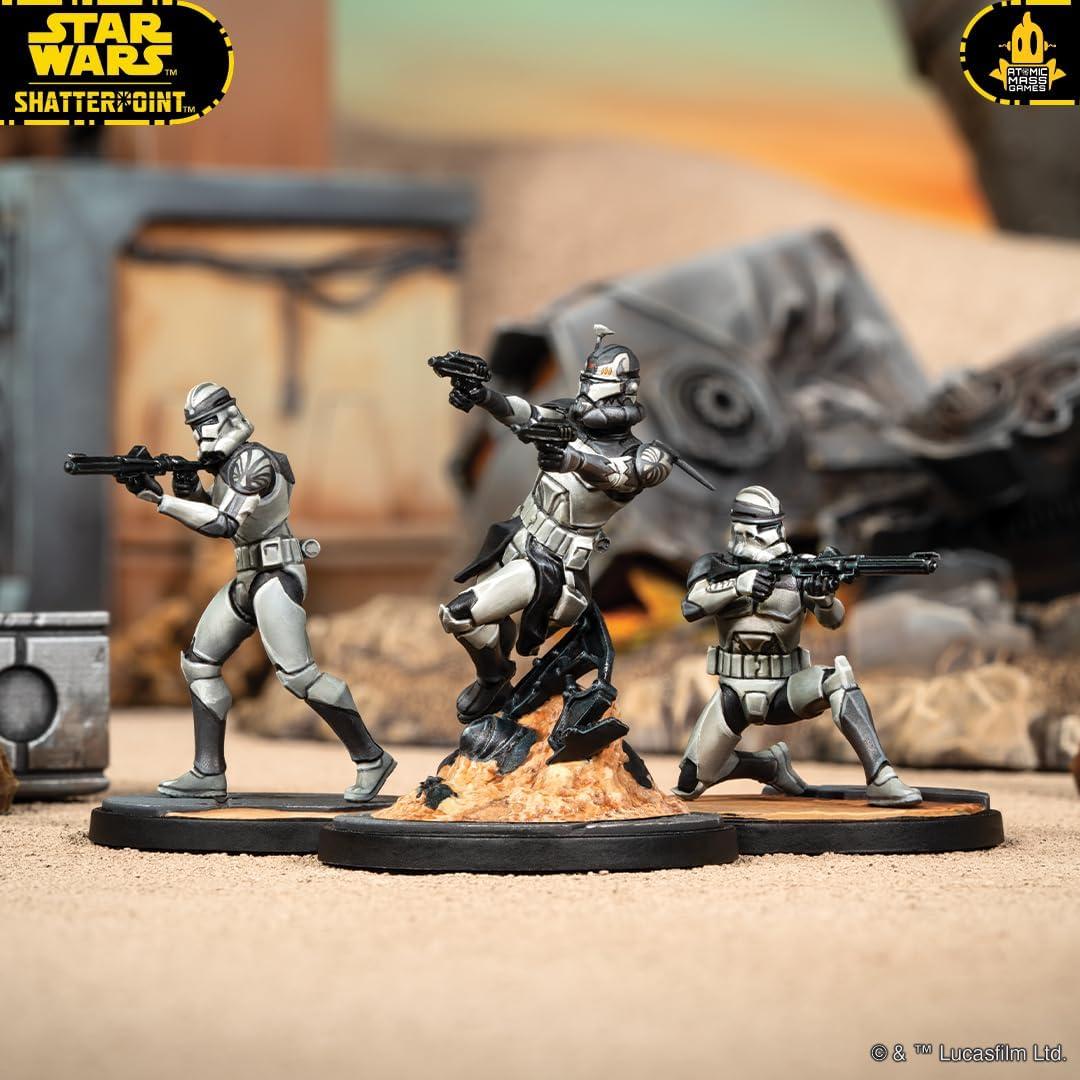 Star Wars Shatterpoint Pack de Escuadrón Plo Koon y Wolffe