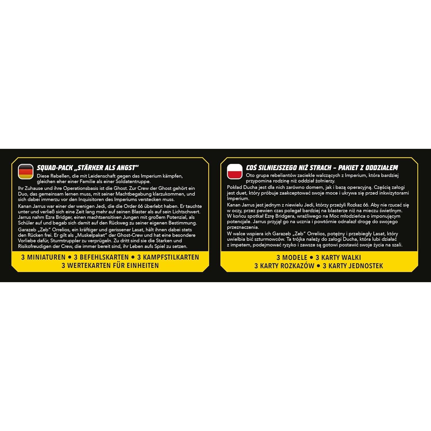 Juego de Miniaturas Star Wars Shatterpoint - Paquete de Escuadra Espectros Rebeldes