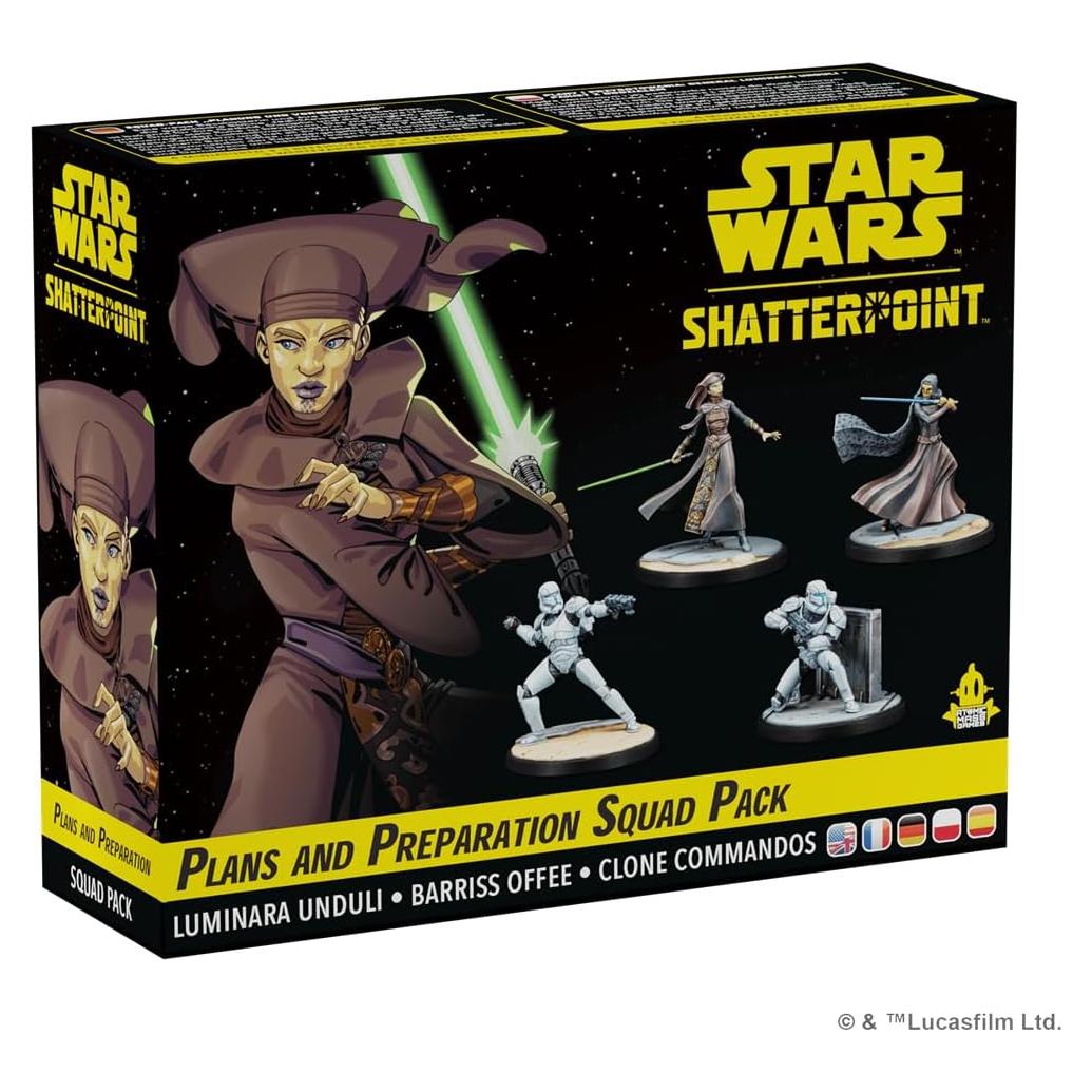 Juego de Miniaturas Star Wars Shatterpoint - Paquete Escuadrón Luminara Unduli y Barriss Offee