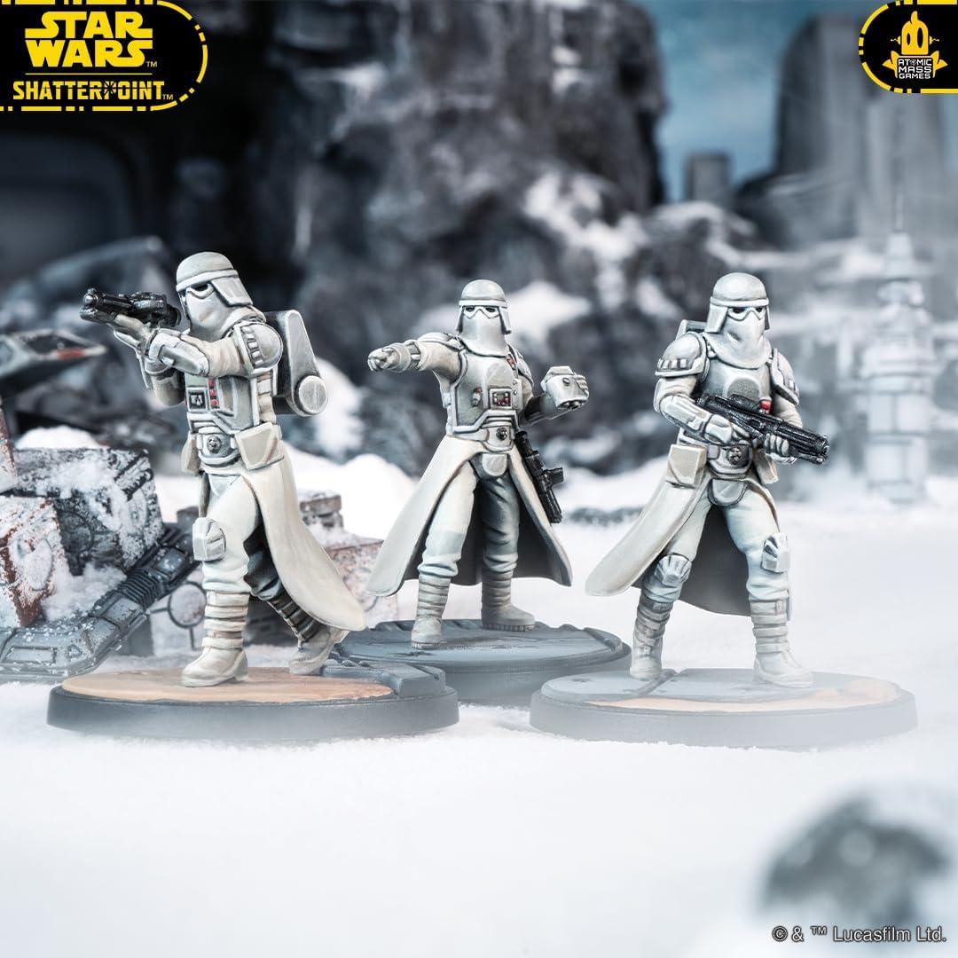Paquete de Escuadra Star Wars Shatterpoint - General Veers y Snowtroopers