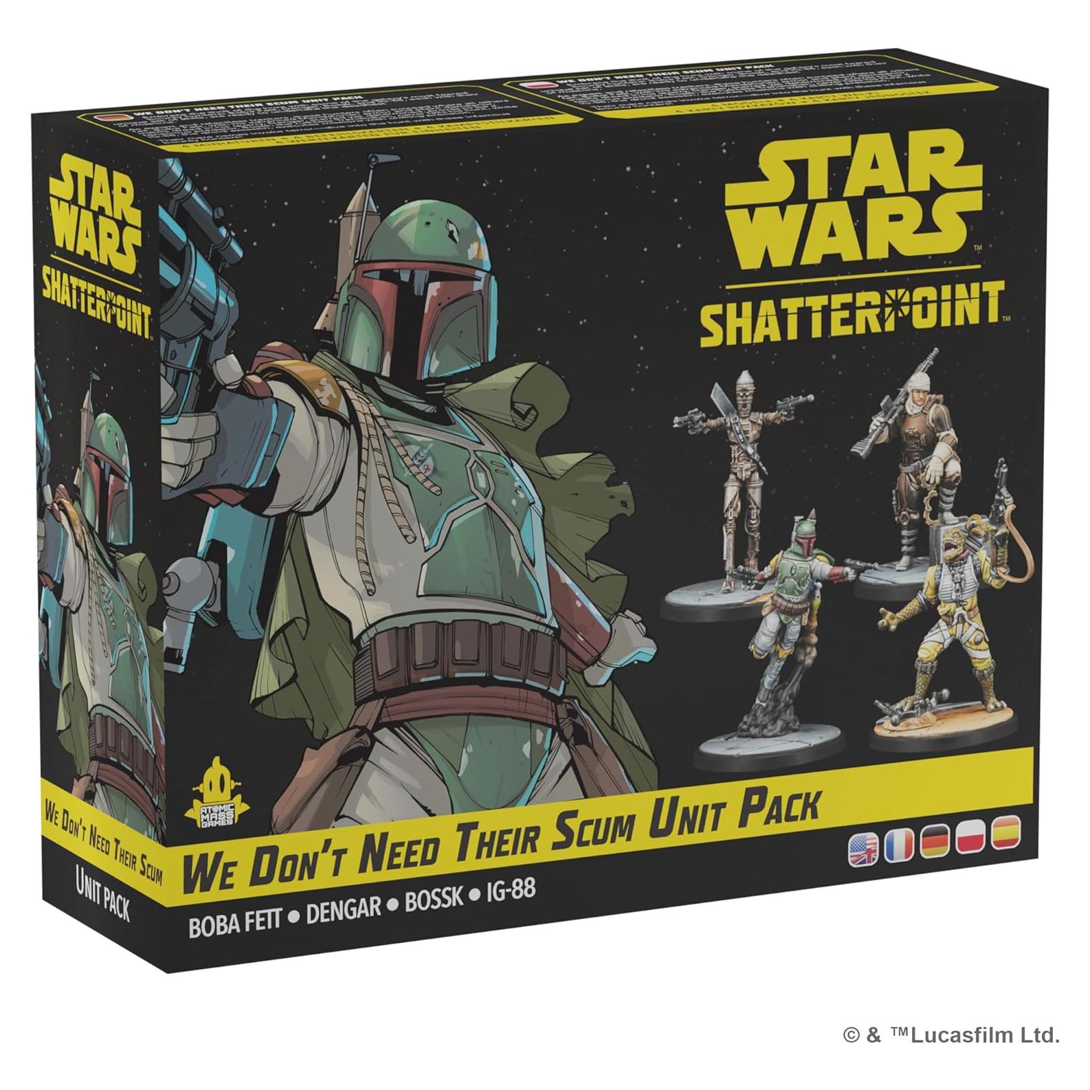 Paquete de Escuadra We Don't Need Their Scum Star Wars Shatterpoint