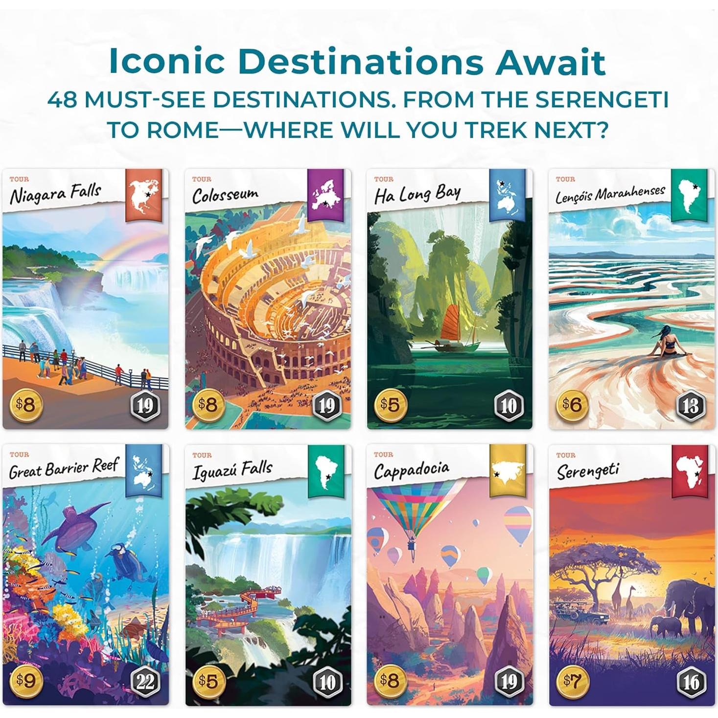 Juego de Mesa Trekking The World 2da Edición Underdog Games