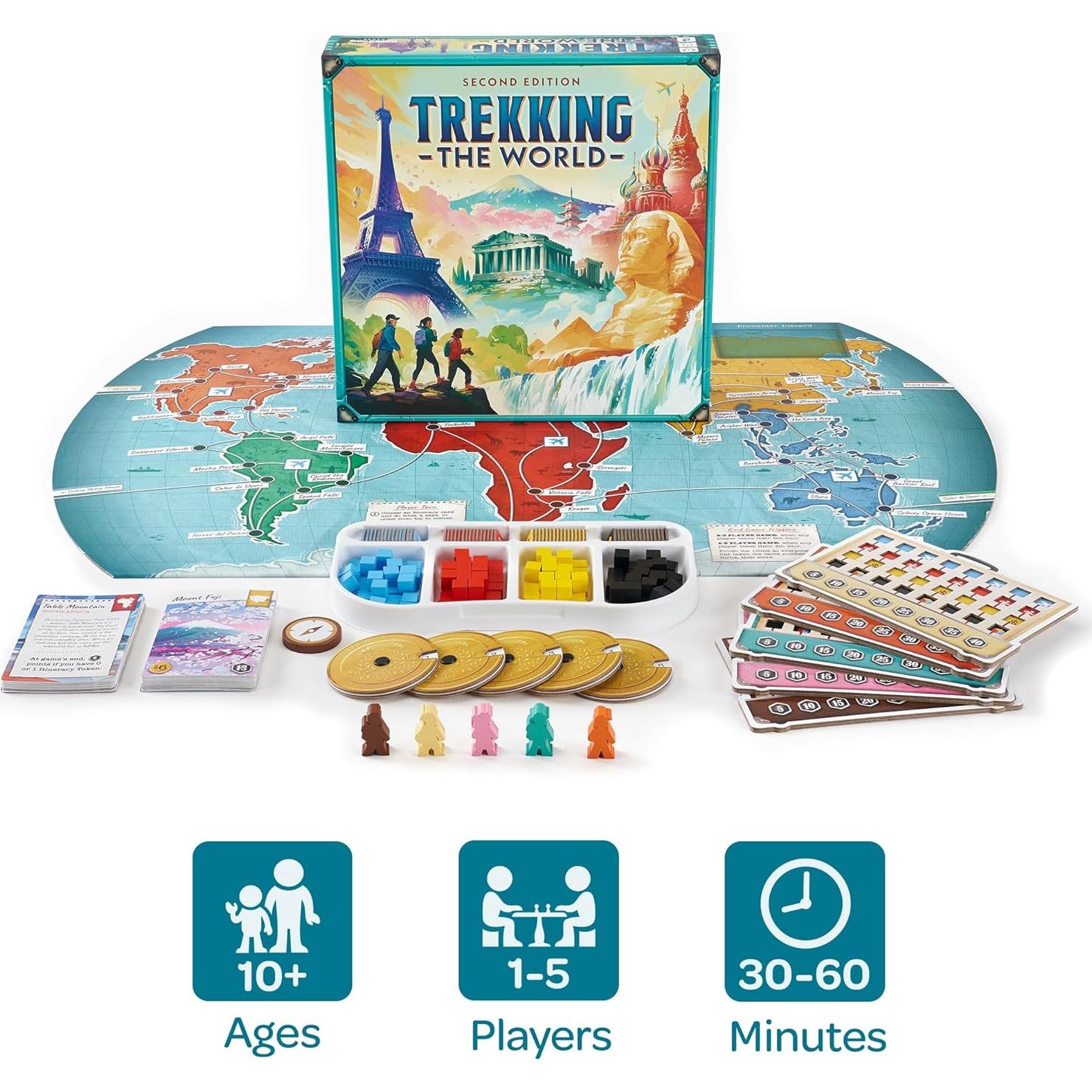 Juego de Mesa Trekking The World 2da Edición Underdog Games