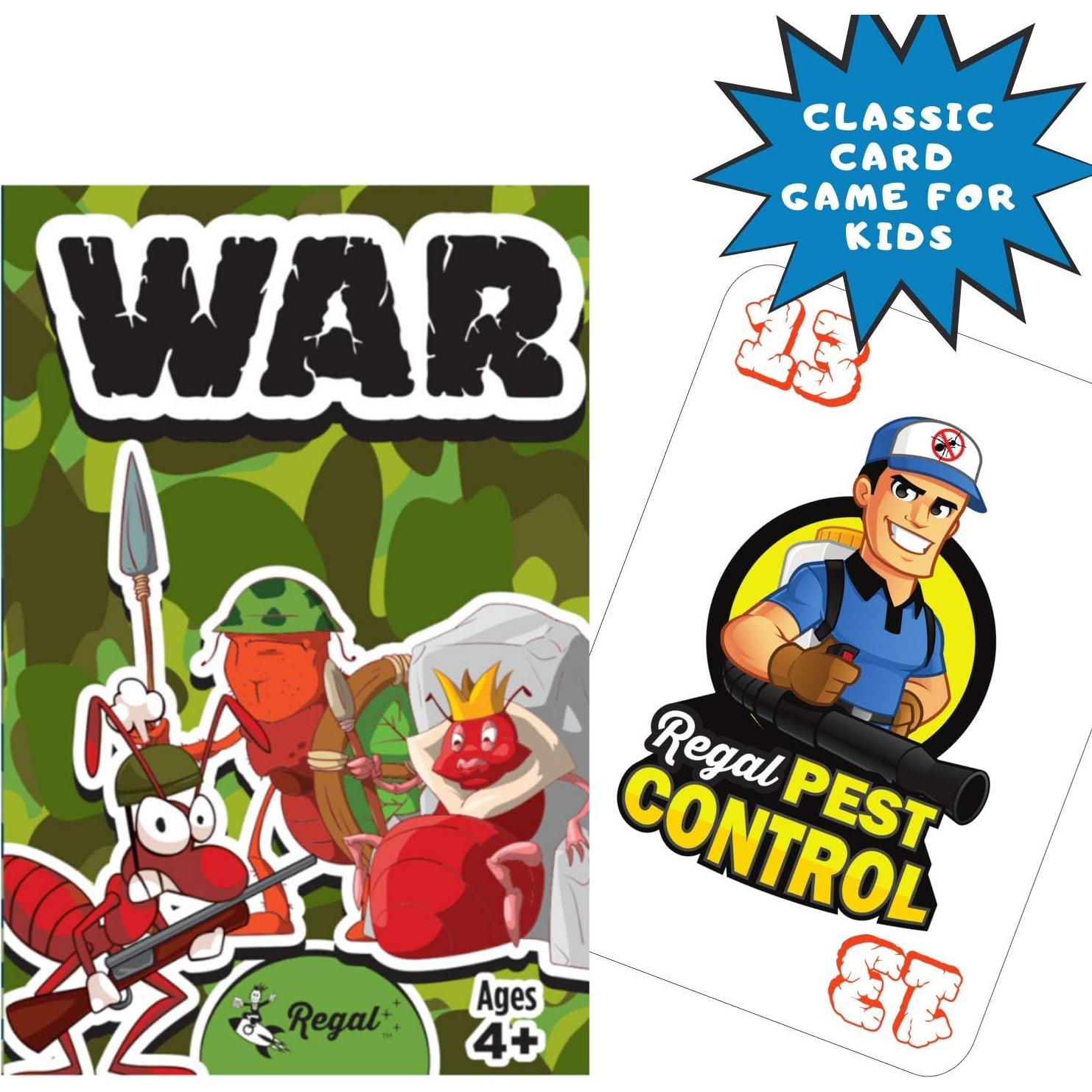 Juego de Cartas de Guerra Regal Games para Niños 4+ - Clásico