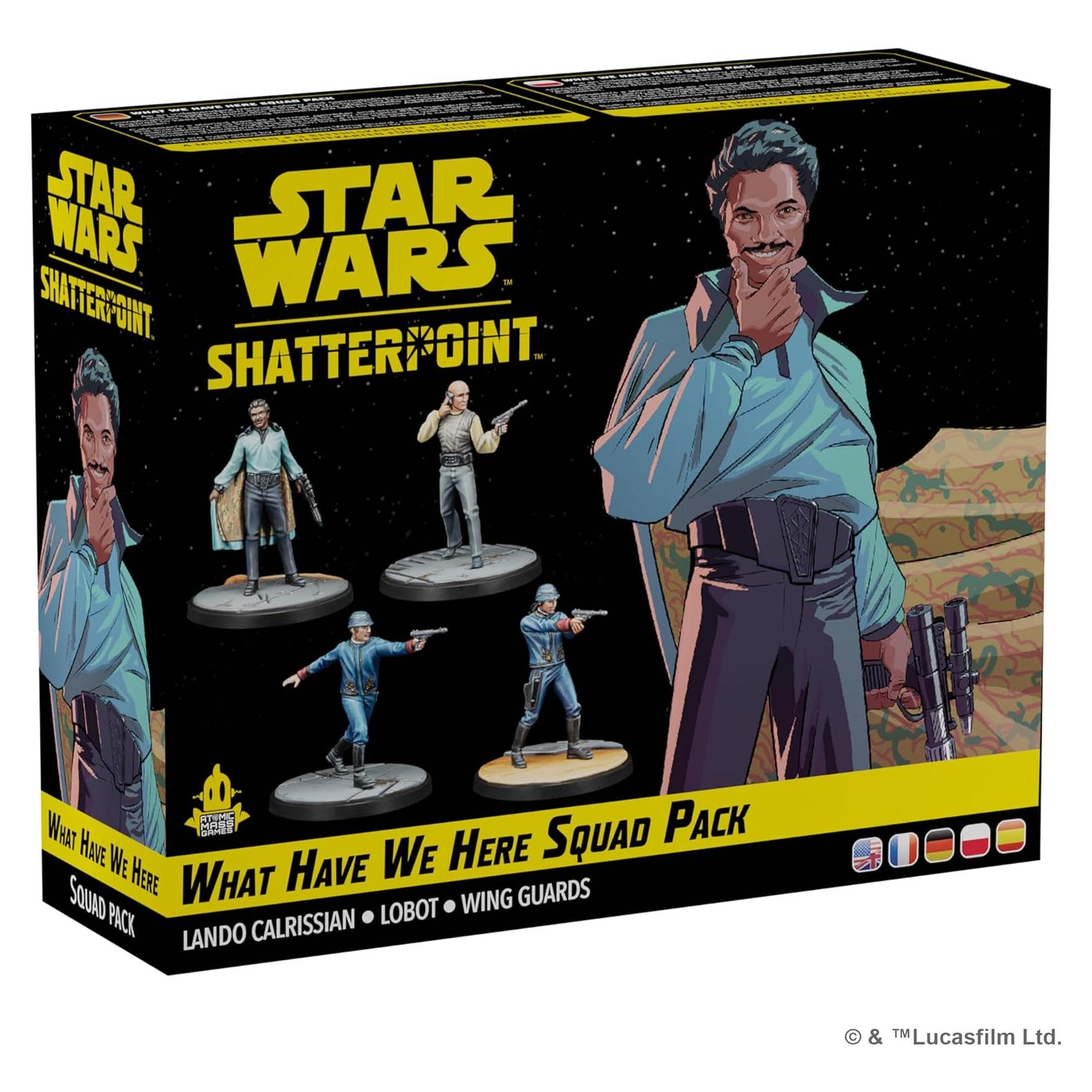 Juego de mesa Star Wars Shatterpoint Lando Calrissian 2 jugadores