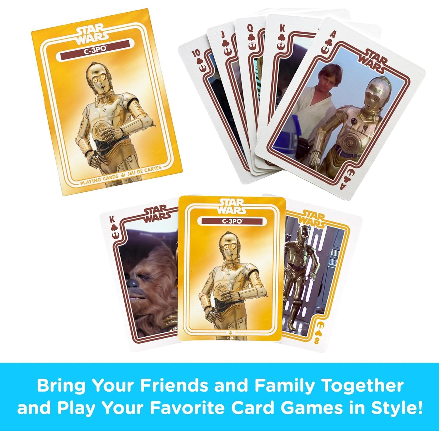 Baraja de Cartas C3PO Star Wars - 54 Cartas Temáticas