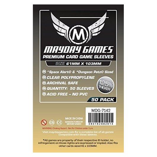 Fundas de Cartas Premium Mayday Games 61x103mm Transparente