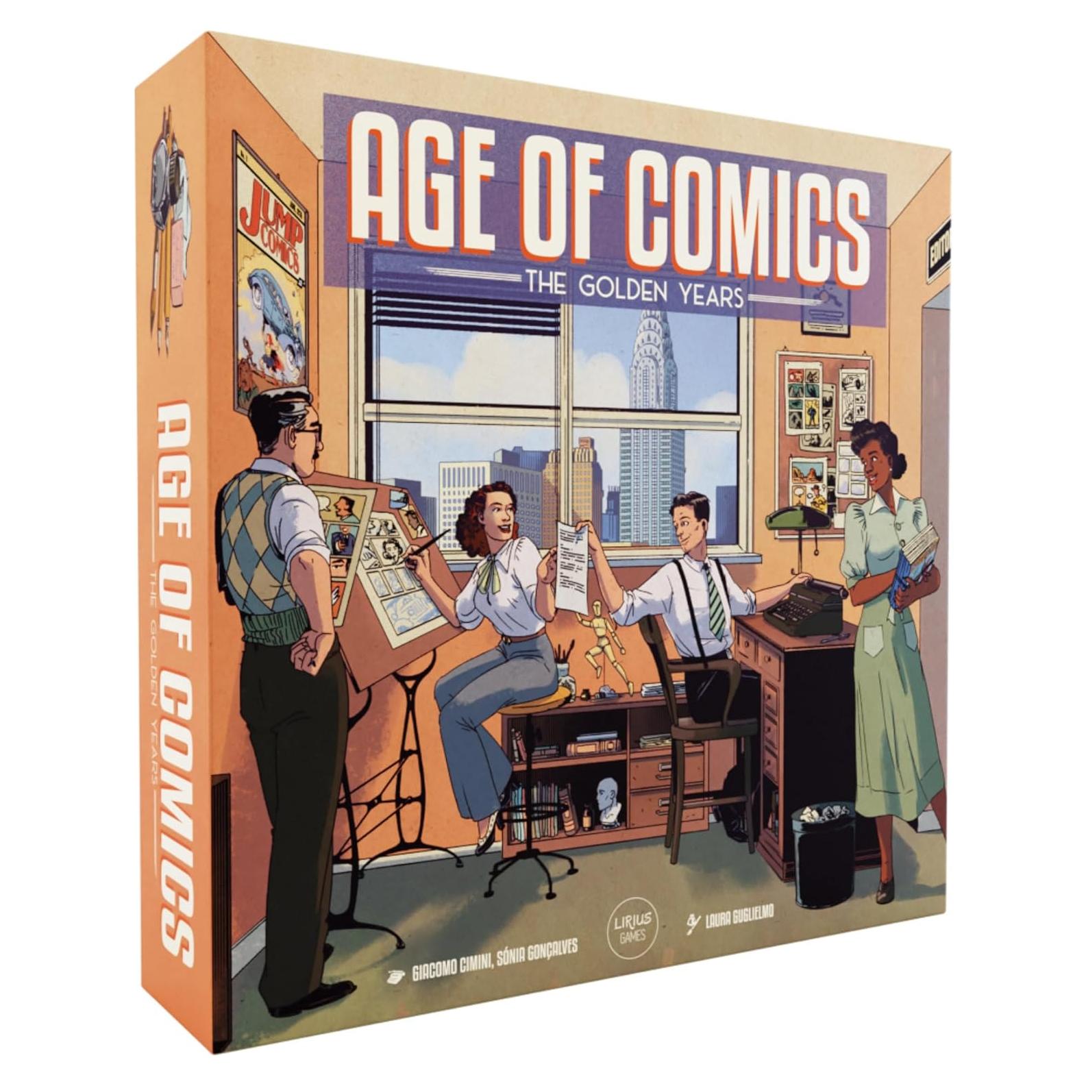 Juego de Estrategia Era de los Cómics Lirius Games 1-4 Jugadores