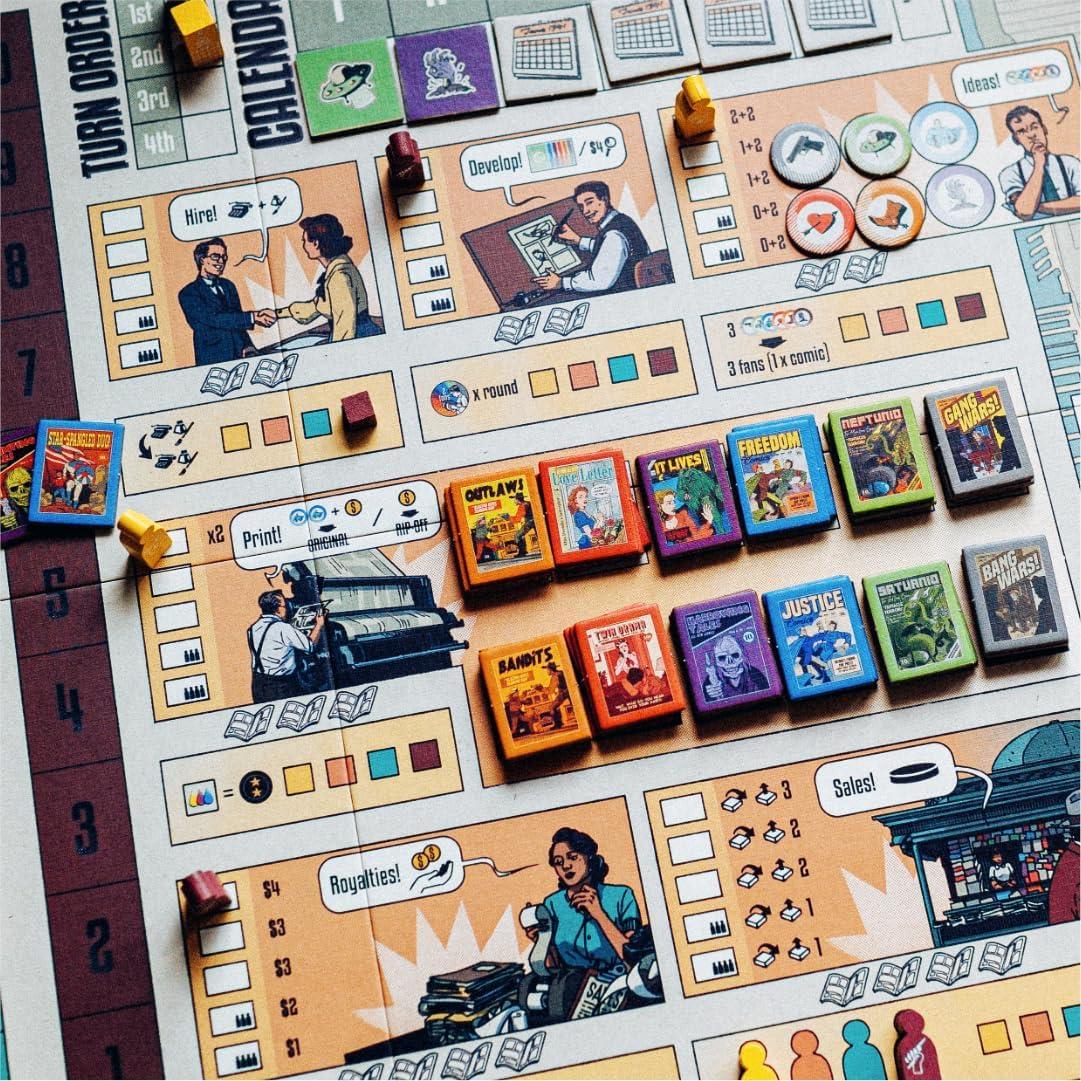 Juego de Estrategia Era de los Cómics Lirius Games 1-4 Jugadores