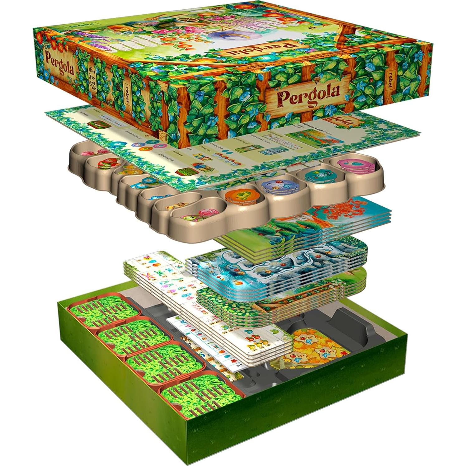 Juego de Mesa Pergola Rebel Studio - Estrategia Jardinería 1-4 Jugadores