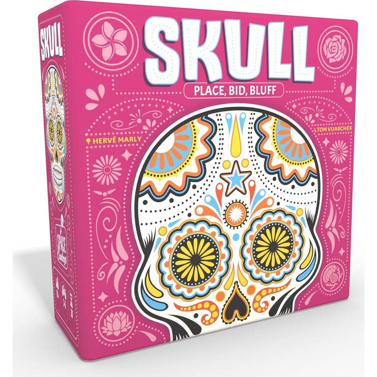 Juego de Mesa Skull Asmodee - Estrategia y Engaño 3-6 Jugadores