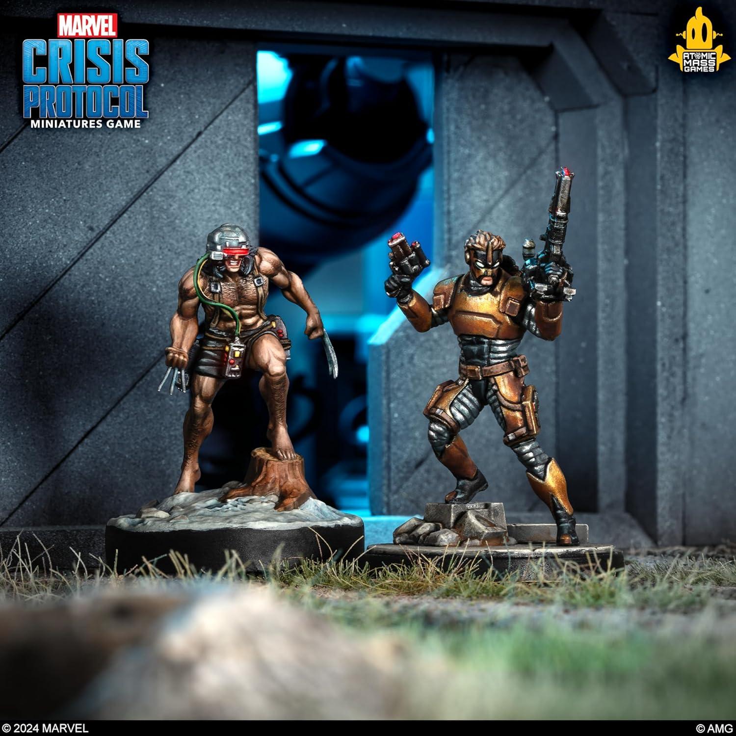 Juego de Mesa Marvel Crisis Protocol: Weapon X y Maverick