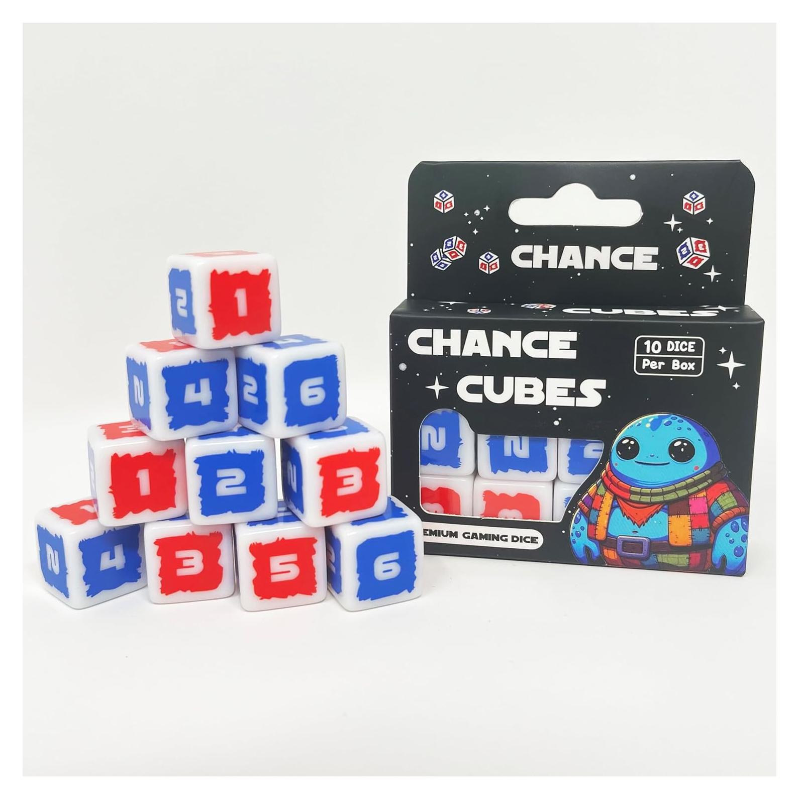 Juego de Dados D6 Temáticos MochiForge - 10 Cubos de 16mm