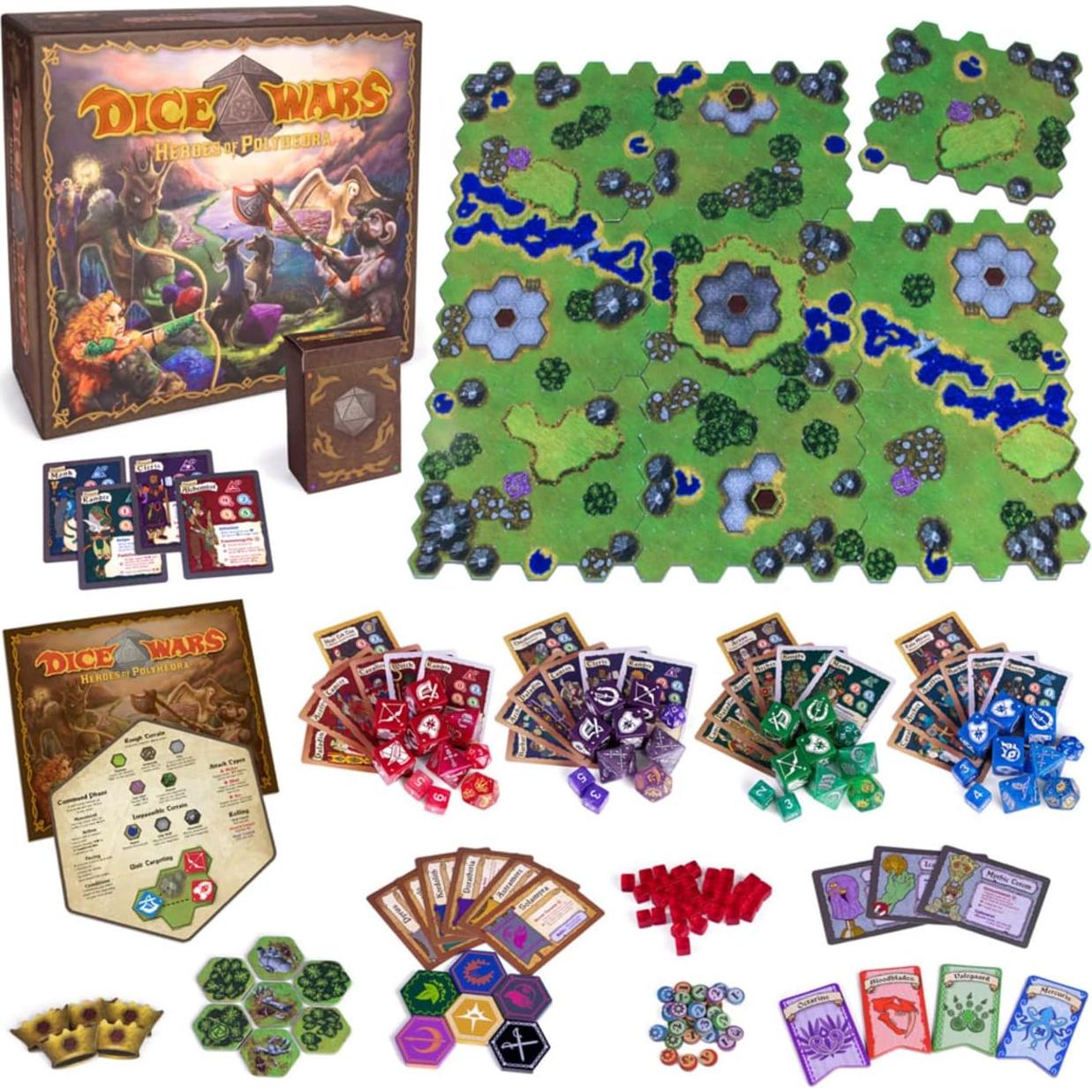 Juego de Mesa Guerras de Dados Wiz Dice para 2-4 Jugadores