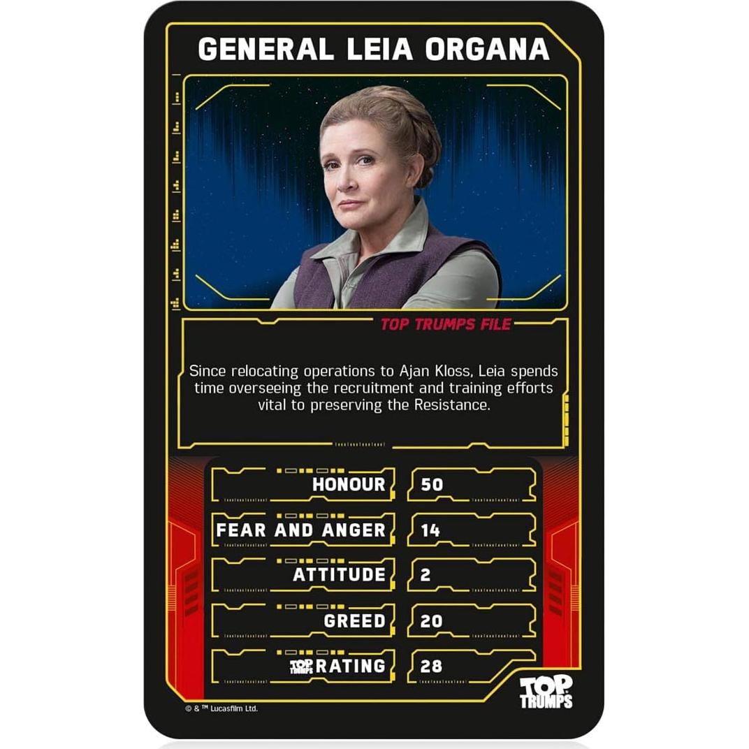 Juego de Cartas Top Trumps Star Wars IX - Ascenso de Skywalker