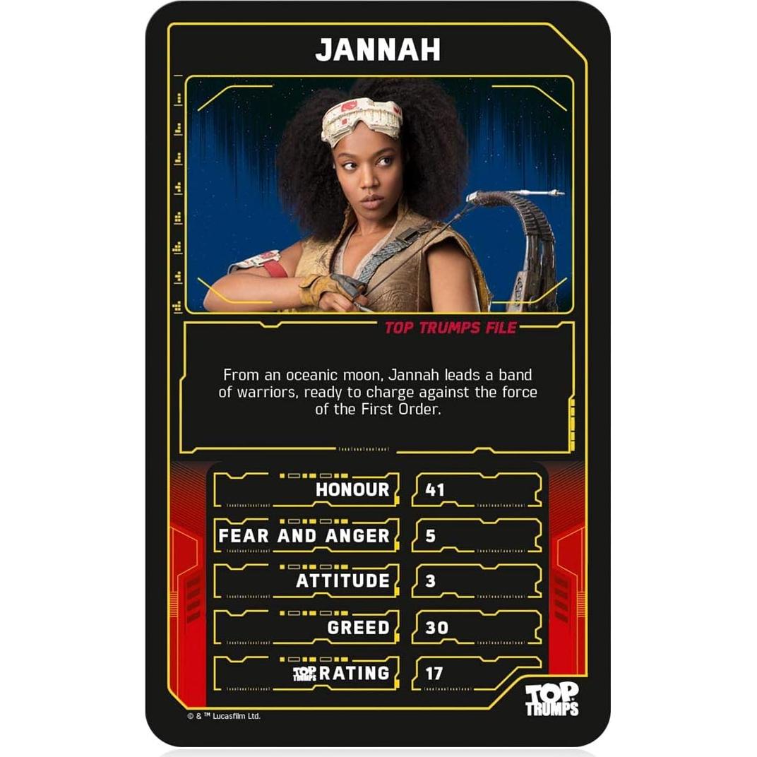 Juego de Cartas Top Trumps Star Wars IX - Ascenso de Skywalker