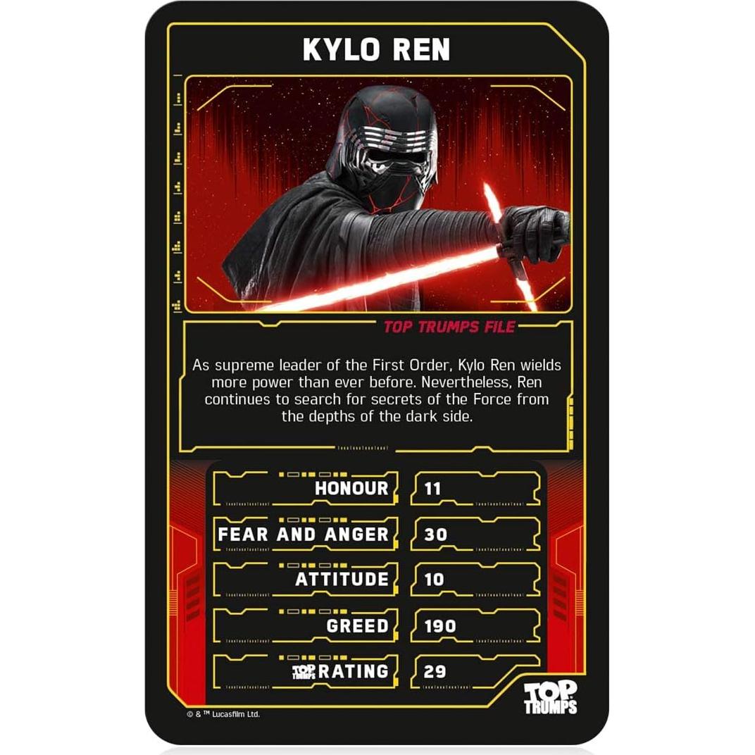 Juego de Cartas Top Trumps Star Wars IX - Ascenso de Skywalker