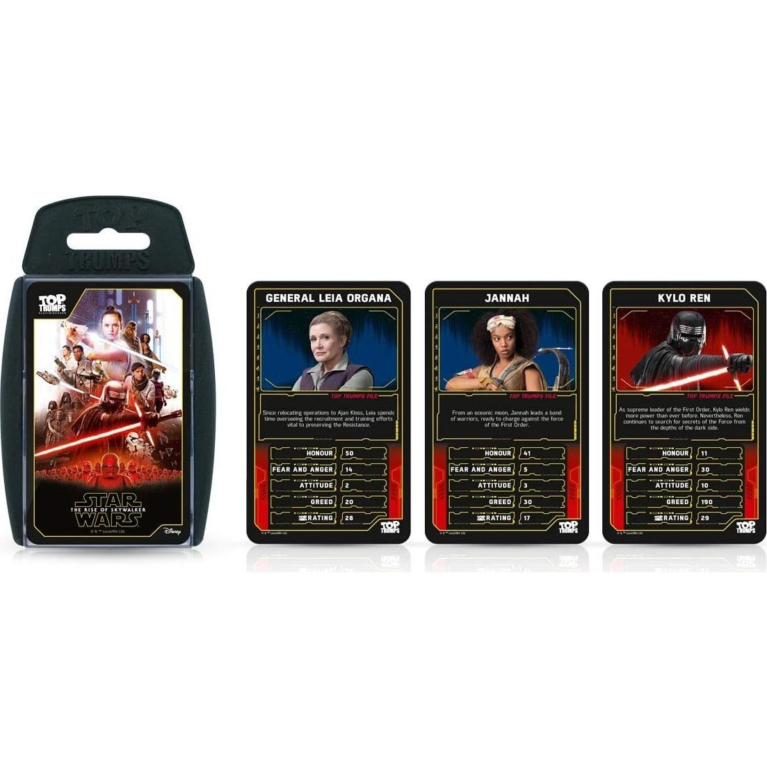 Juego de Cartas Top Trumps Star Wars IX - Ascenso de Skywalker
