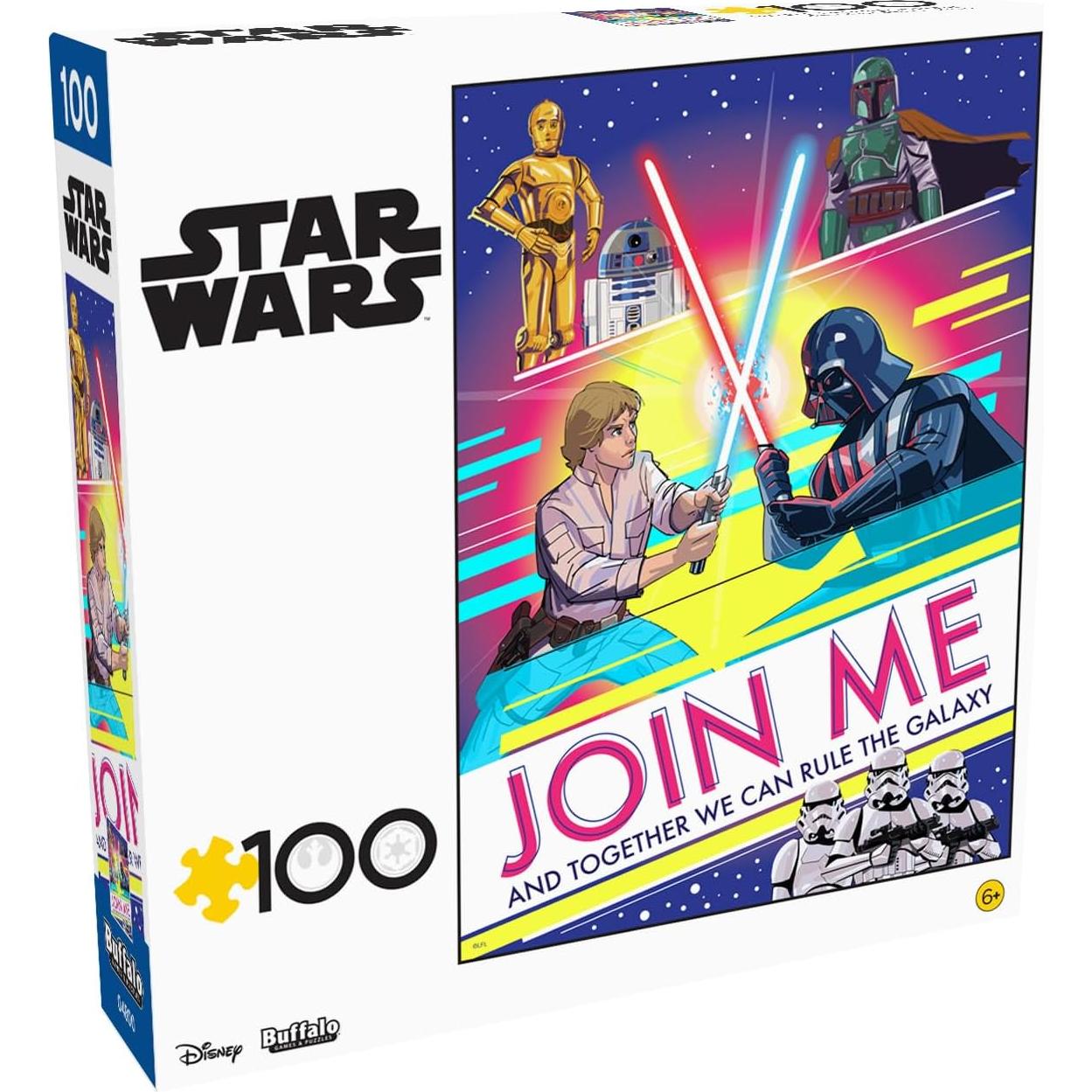 Rompecabezas 100 Piezas Star Wars Buffalo Games Juntos Podemos Gobernar