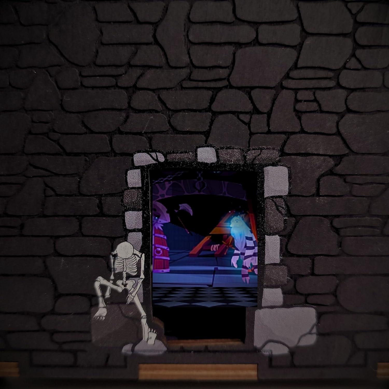 Torre de Dados D&D FOXBITE Madera Natural Plegable 25x10x10cm