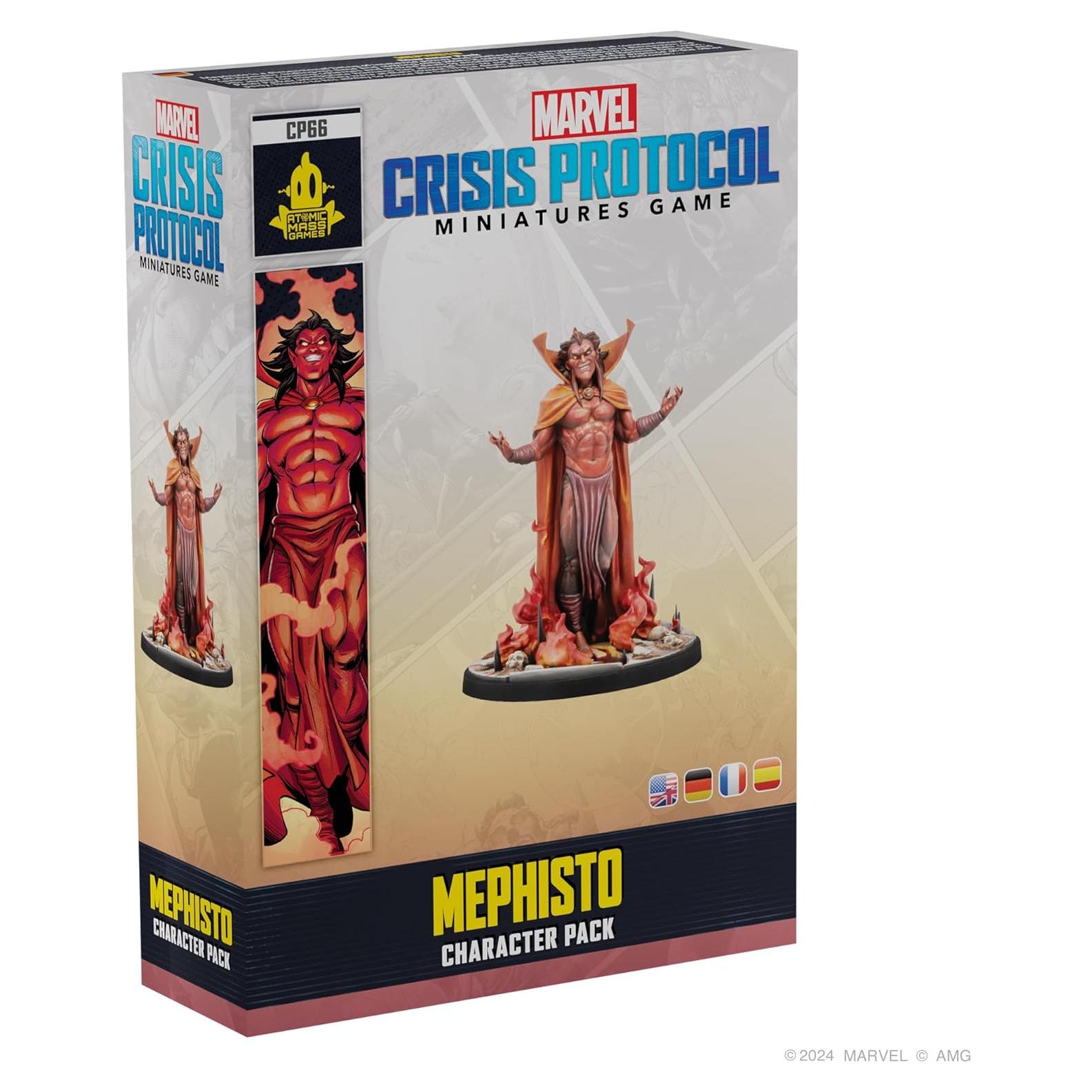 Marvel: Crisis Protocol Mephisto - Personaje de Juego de Mesa