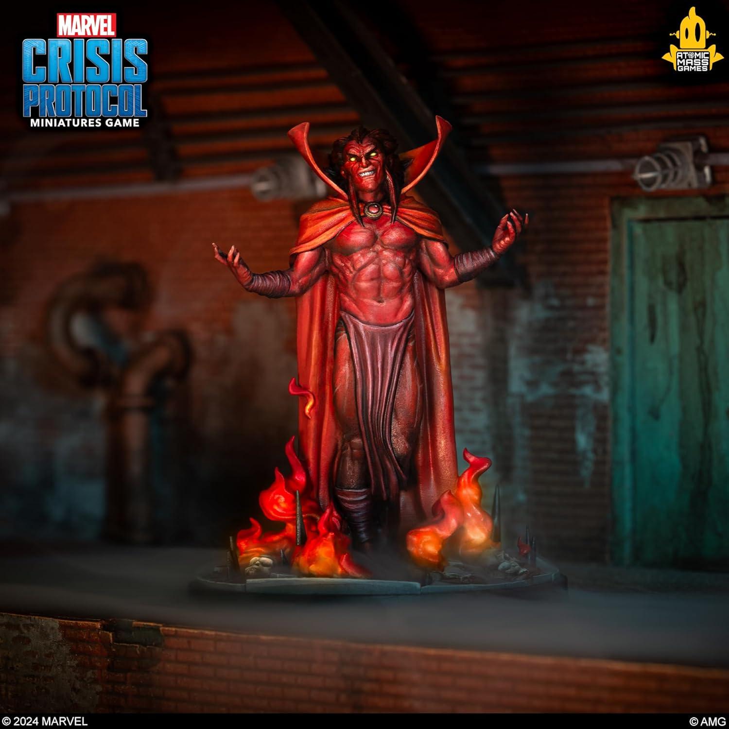 Marvel: Crisis Protocol Mephisto - Personaje de Juego de Mesa