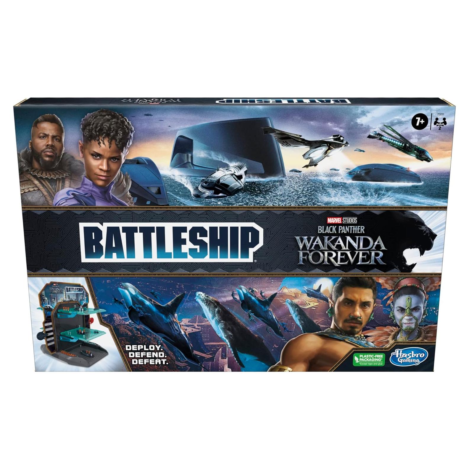 Juego de Mesa Batalla Naval Hasbro Black Panther 3D 2 Jugadores