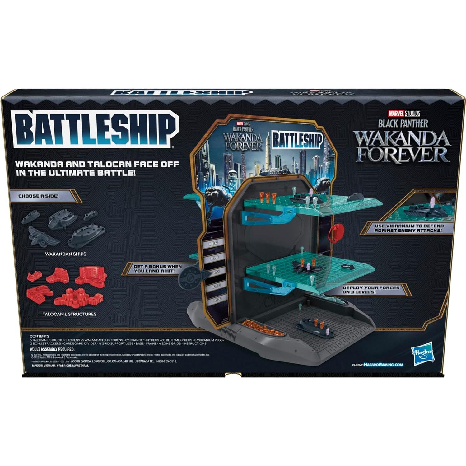 Juego de Mesa Batalla Naval Hasbro Black Panther 3D 2 Jugadores