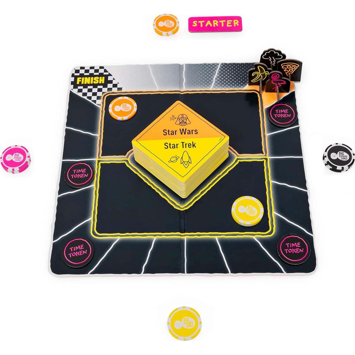 Juego de mesa ¿Qué vino primero? Big Potato - Trivia de fiesta