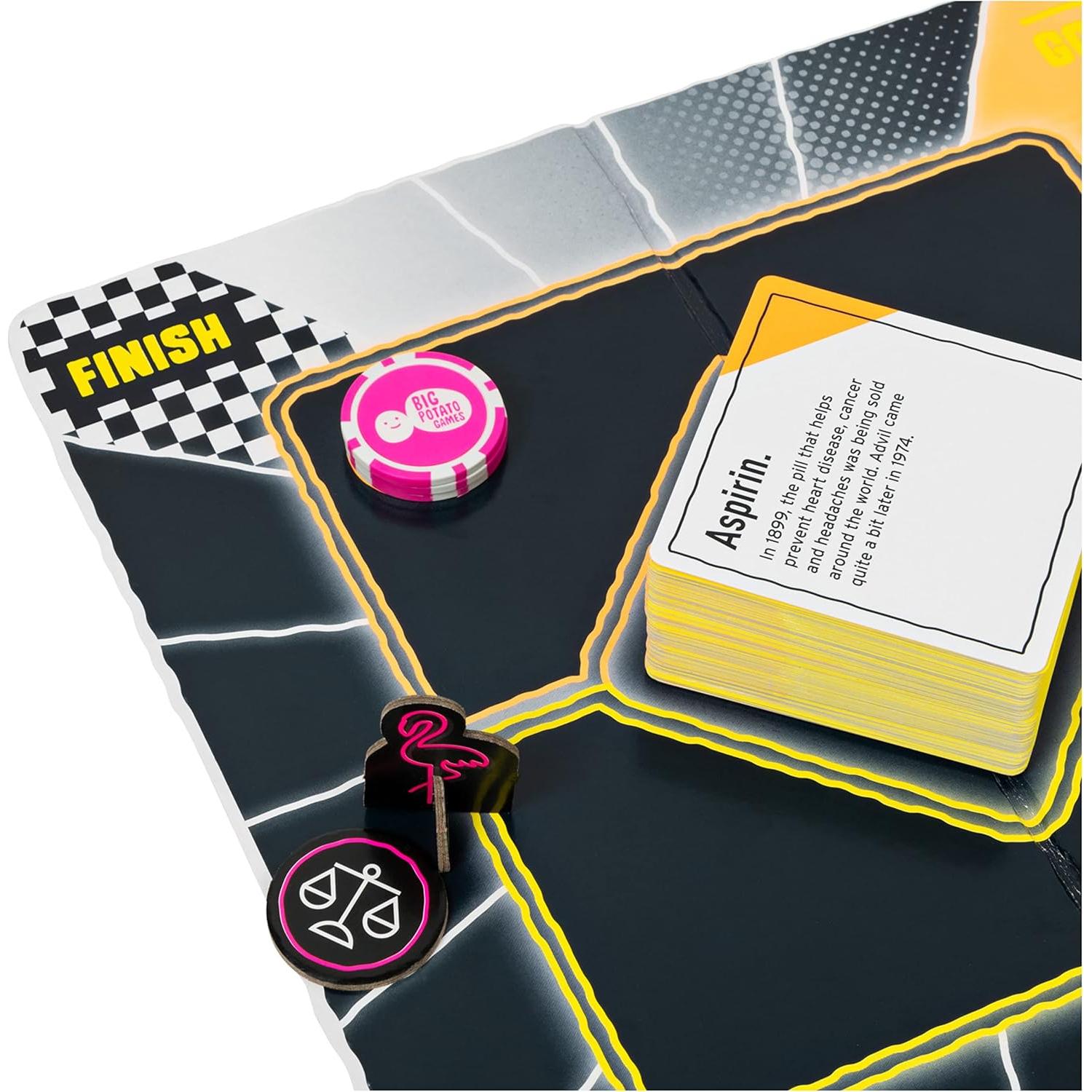 Juego de mesa ¿Qué vino primero? Big Potato - Trivia de fiesta