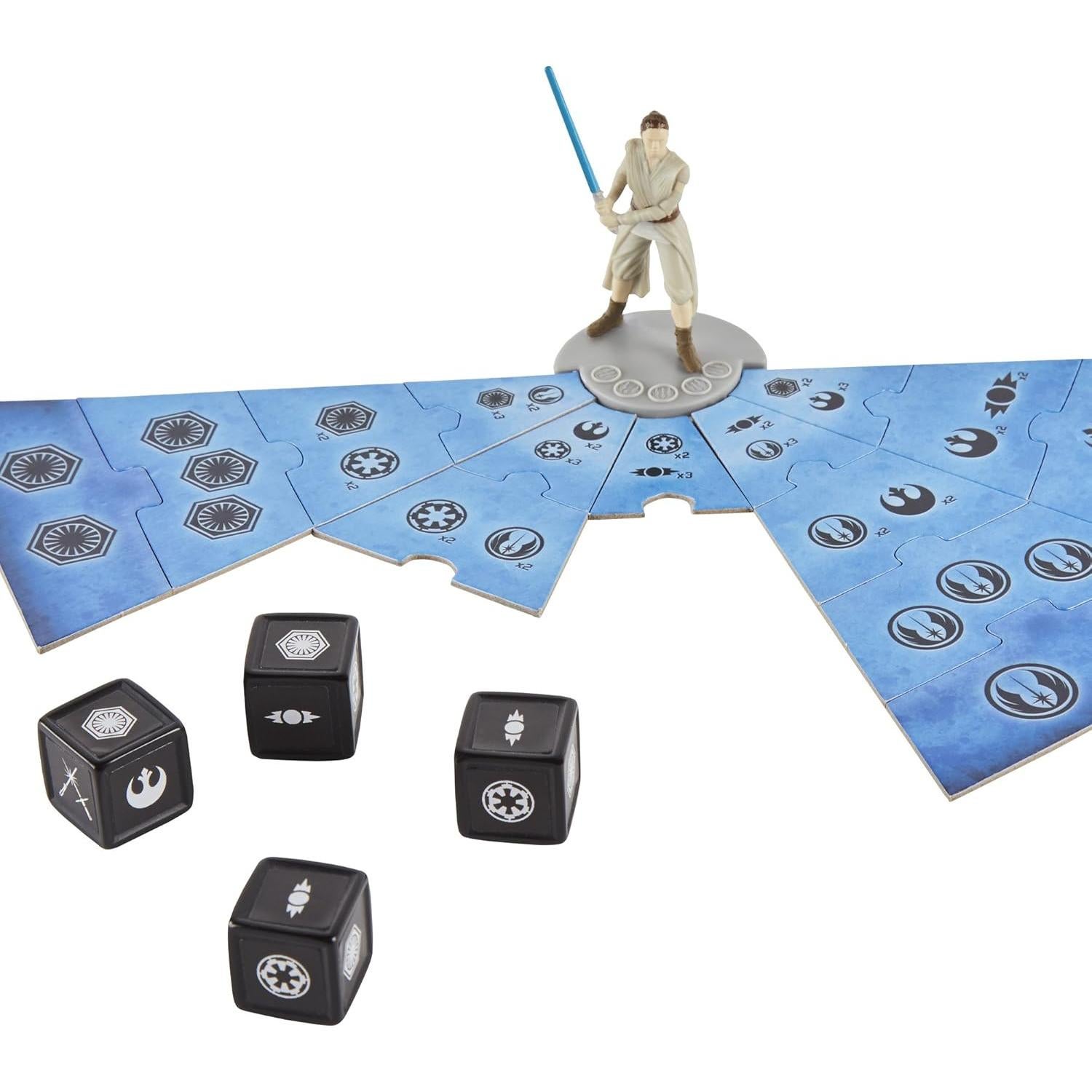 Juego de Dados Yahtzee Star Wars Hasbro - Rey vs Kylo Ren