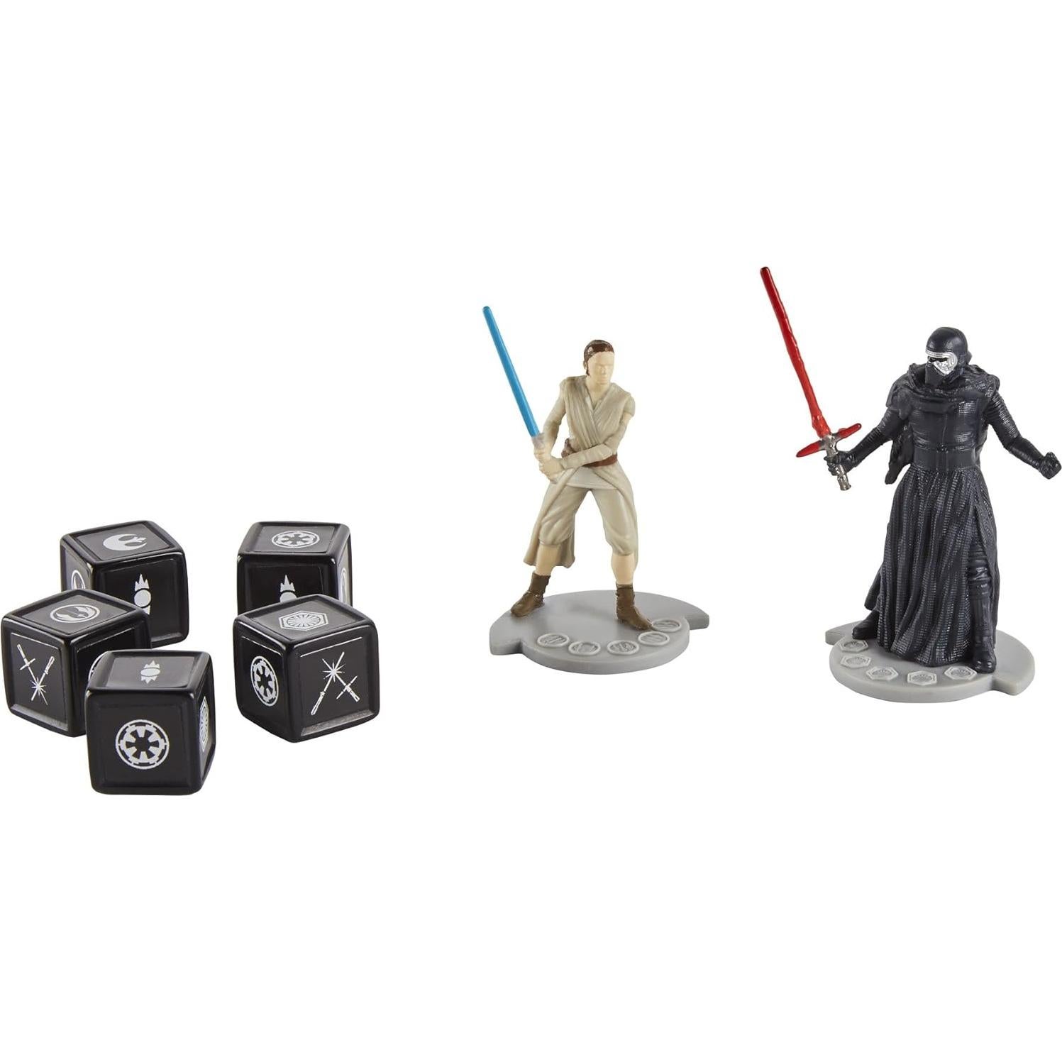 Juego de Dados Yahtzee Star Wars Hasbro - Rey vs Kylo Ren