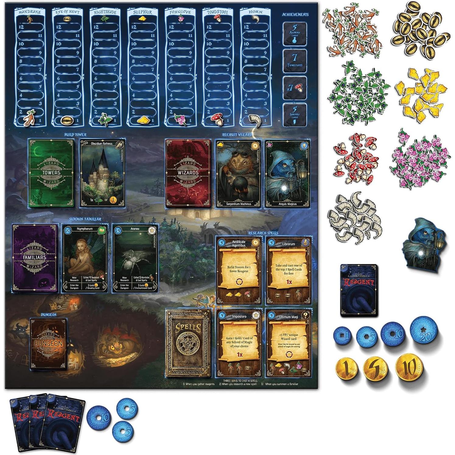 Juego de Estrategia Mago Lagarto - Juegos Prohibidos, 2-6 Jugadores