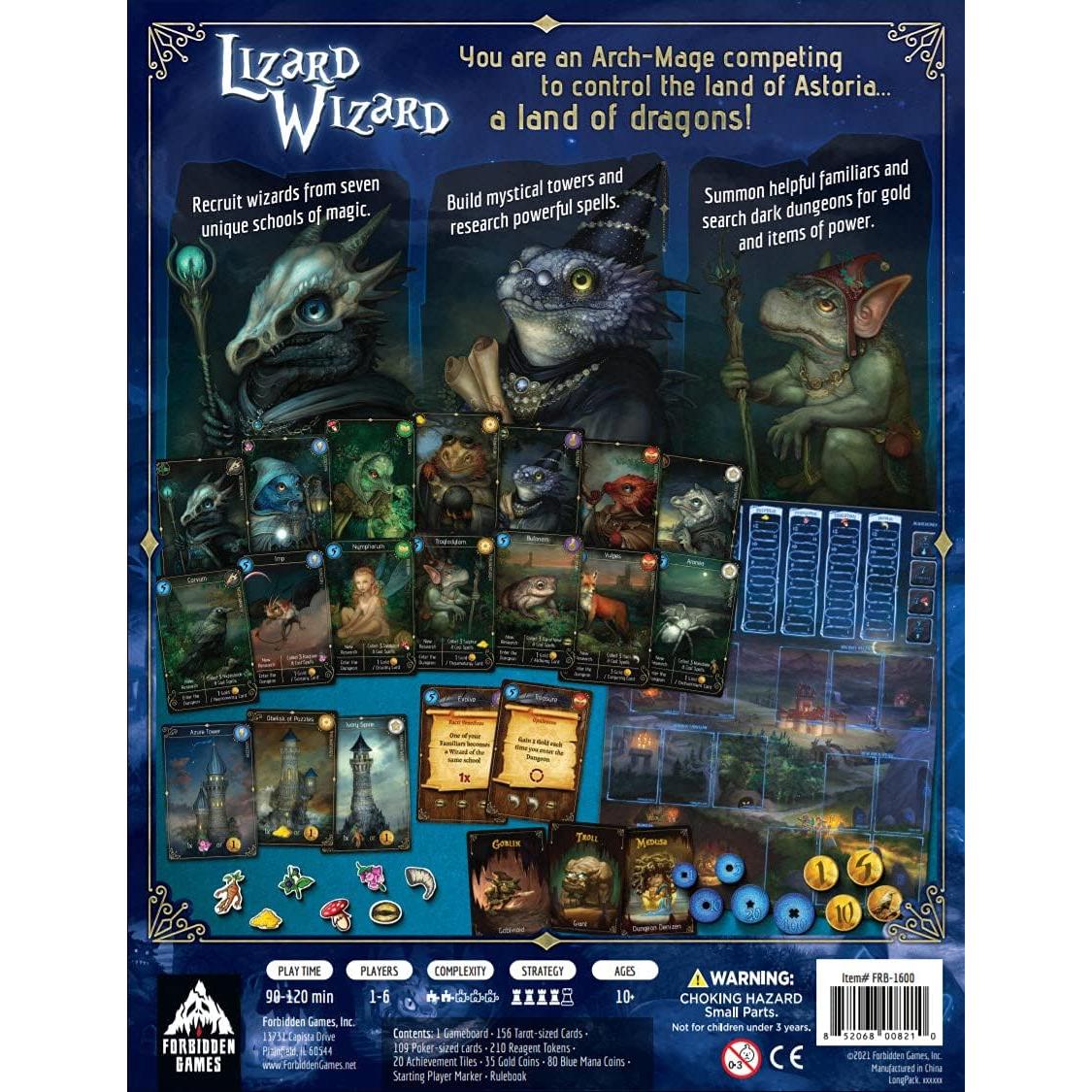 Juego de Estrategia Mago Lagarto - Juegos Prohibidos, 2-6 Jugadores