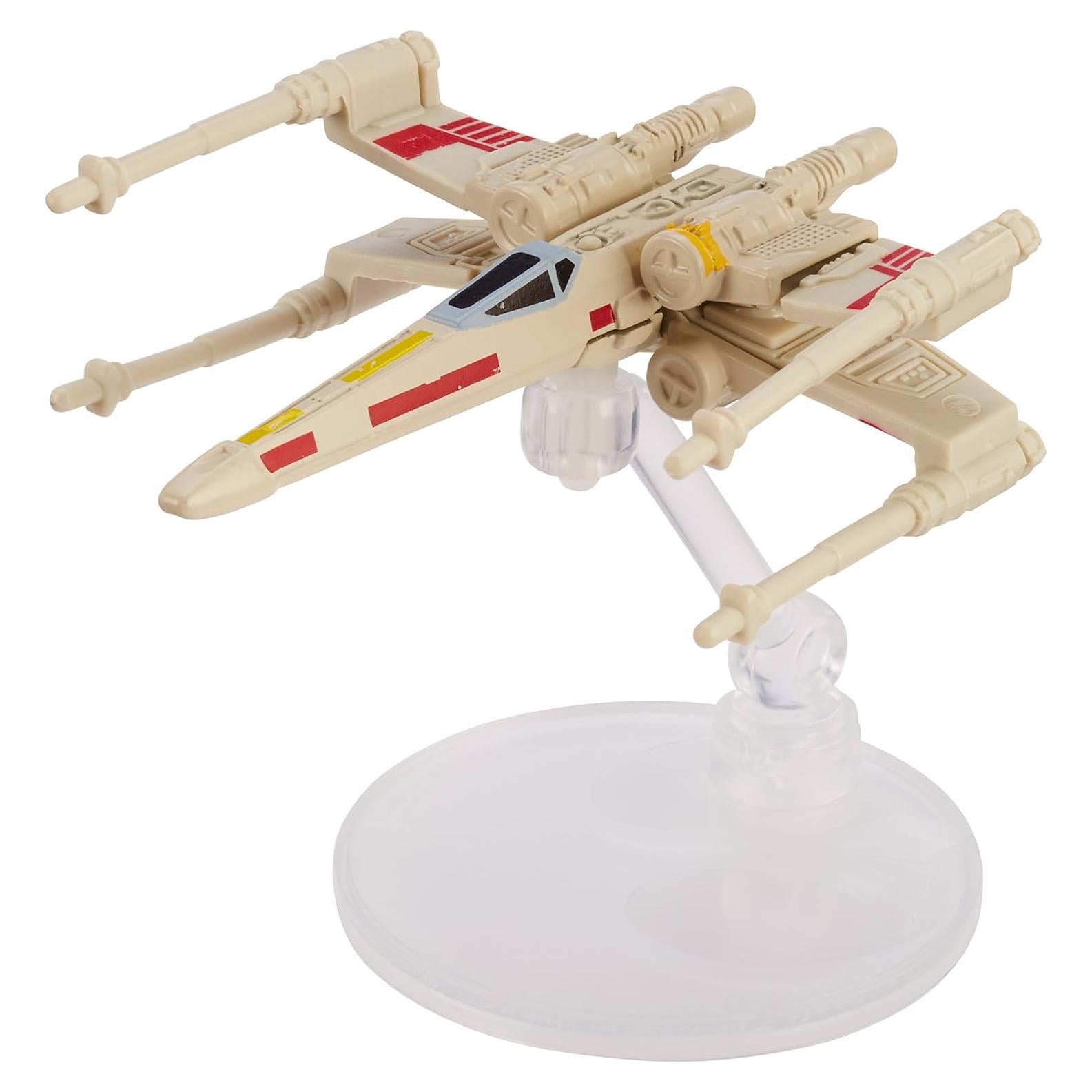 Nave Estelar X-Wing Rojo 5 Hot Wheels Star Wars 15.88 cm