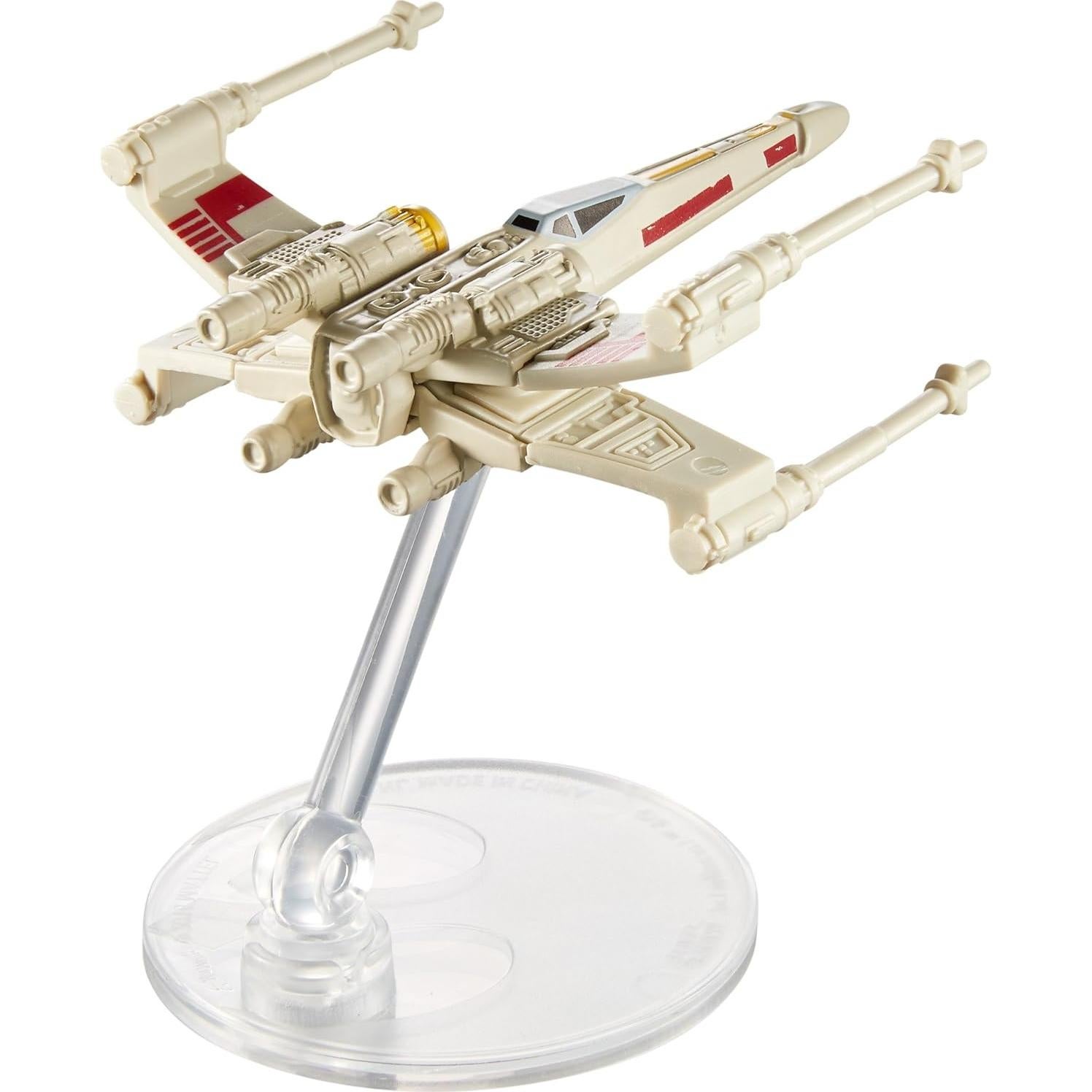 Nave Estelar X-Wing Rojo 5 Hot Wheels Star Wars 15.88 cm