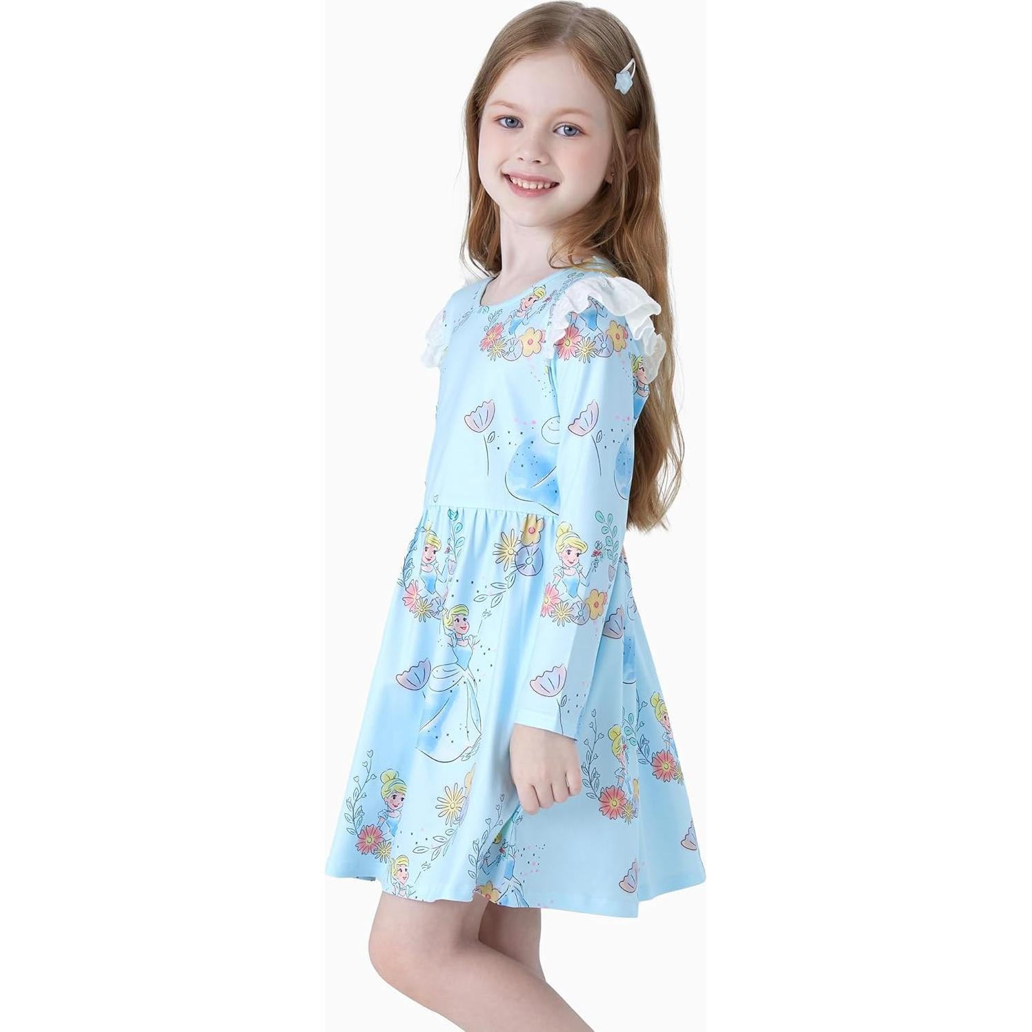 Vestido Disney Princesas Azul Cenicienta 3-6 Meses
